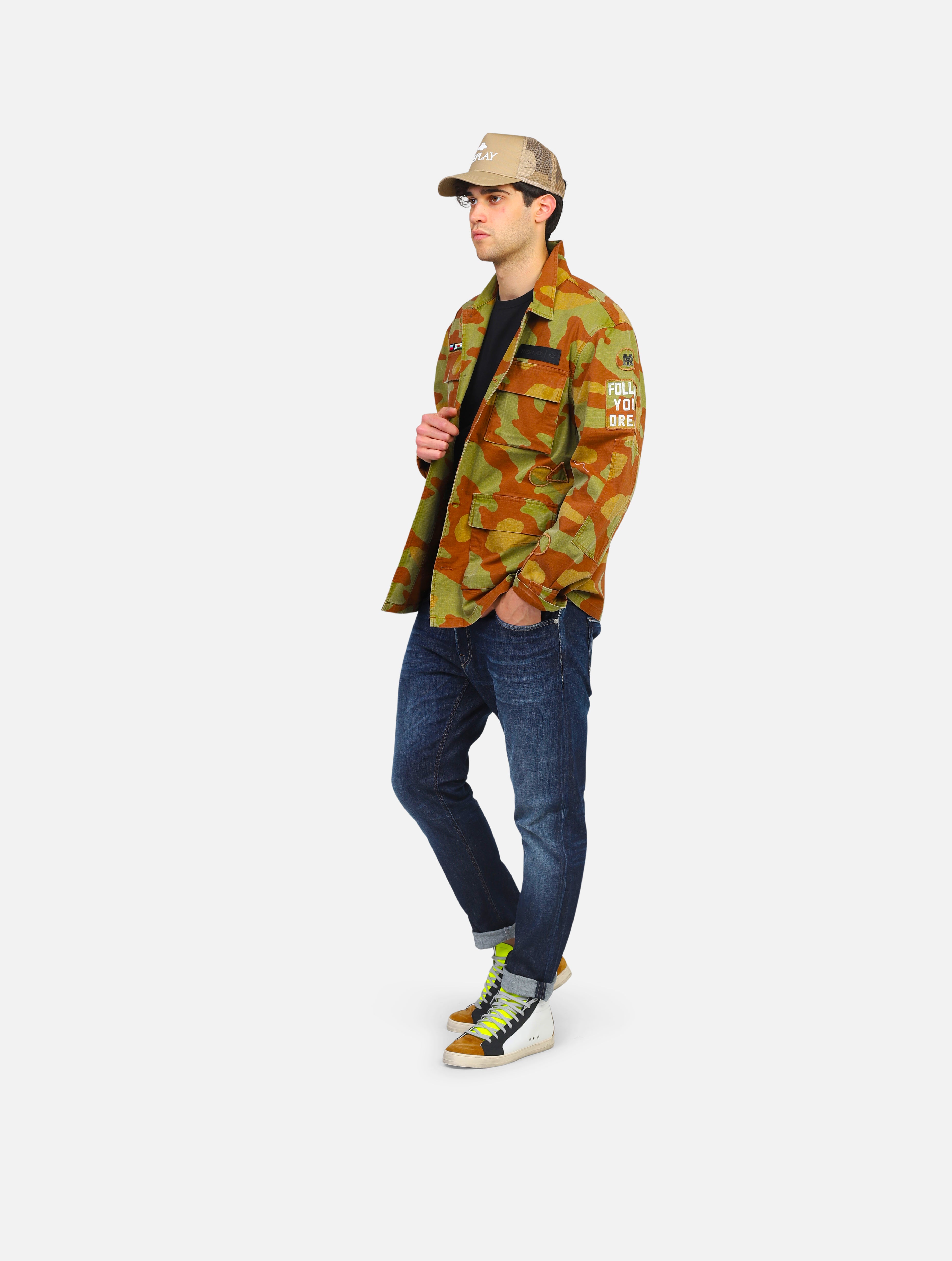 sahariana REPLAY - M8334.000.73860CAMO MILITARY