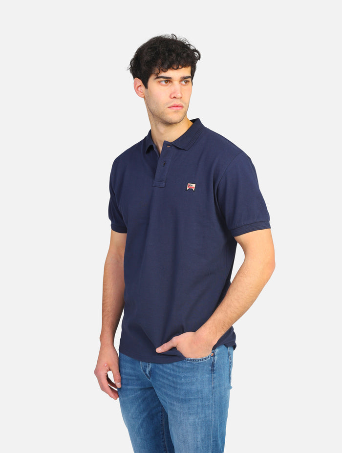 polo ROY ROGER'S - CLASSIC MAN PIQUETNAVY