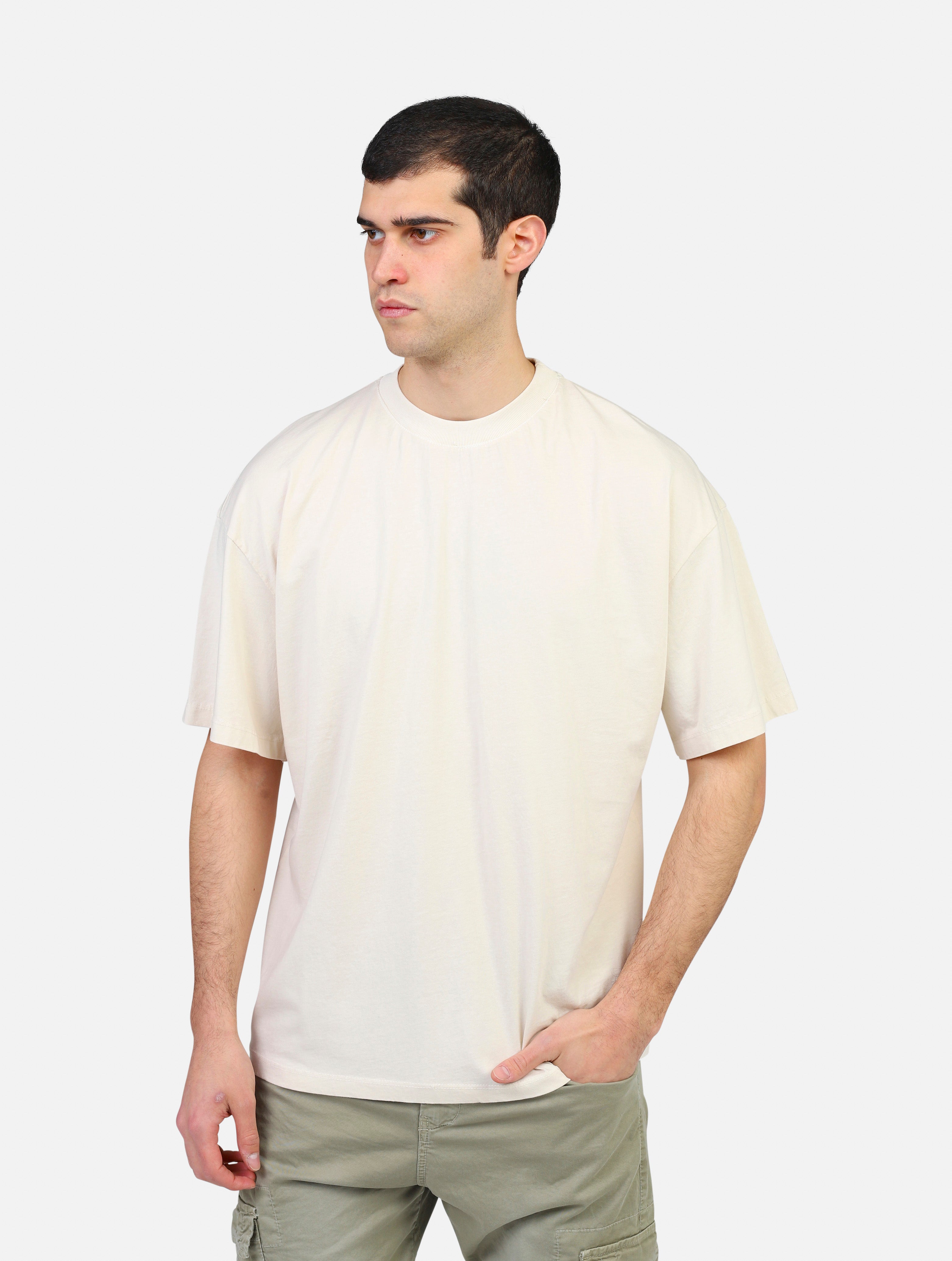 t-shirt JOB 43680 BOXY FITBEIGE