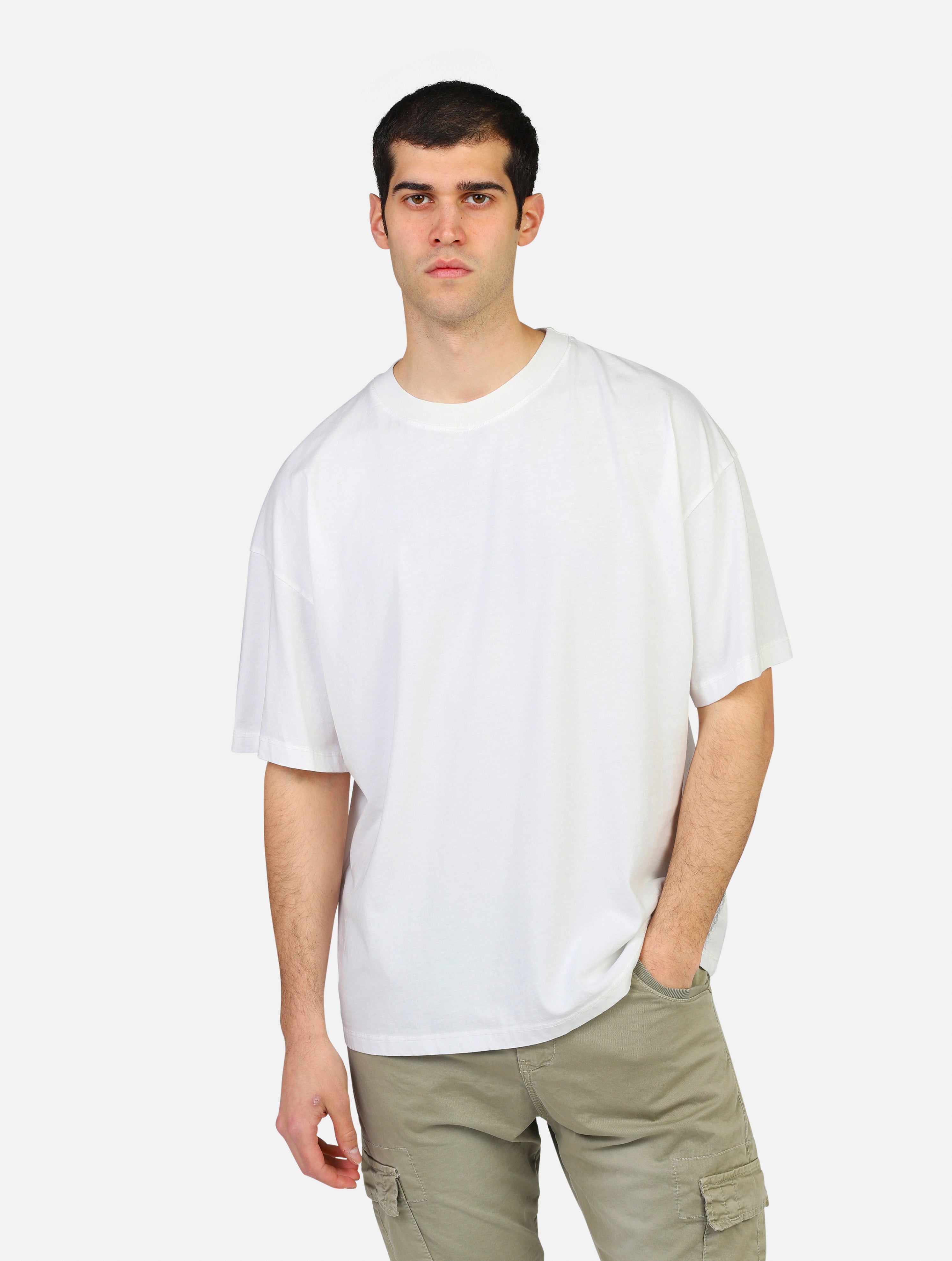 t-shirt JOB 43680 BOXY FITBIANCO