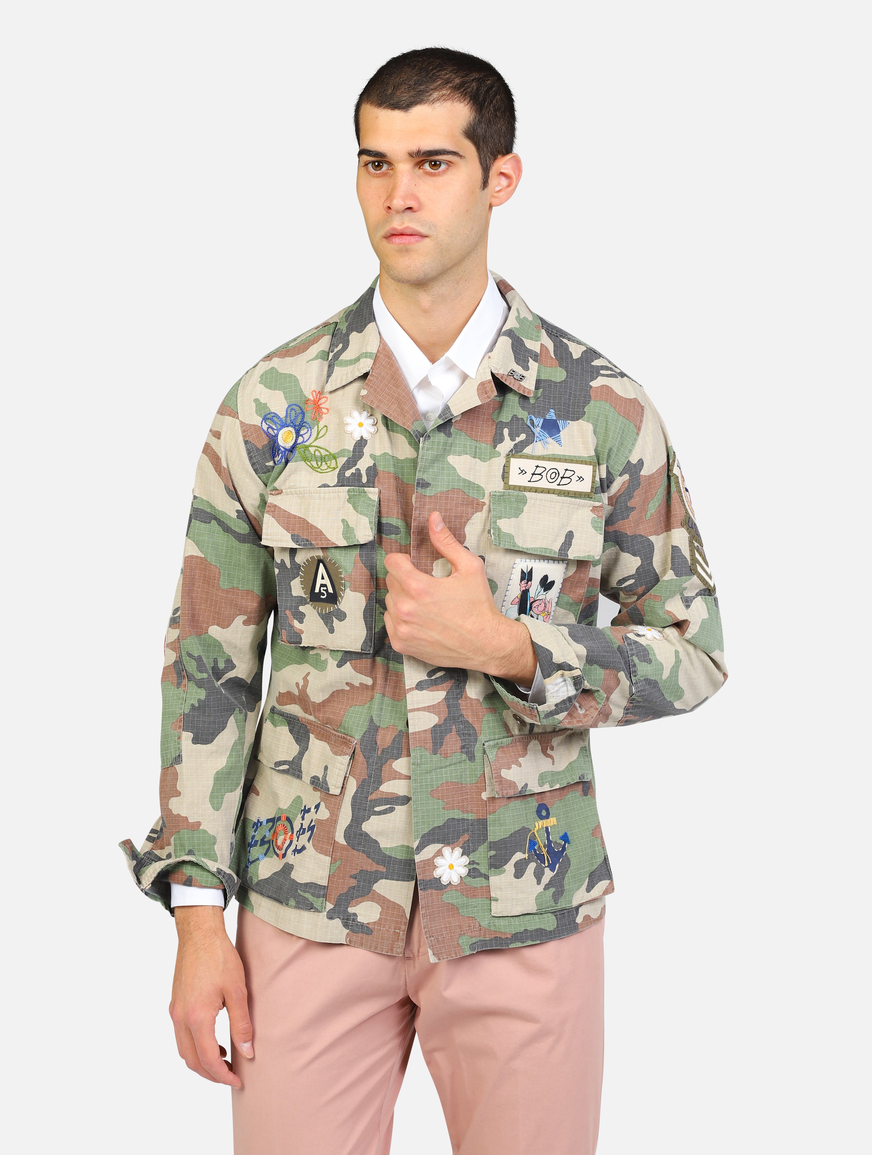 Giacca bob  camo uomo 