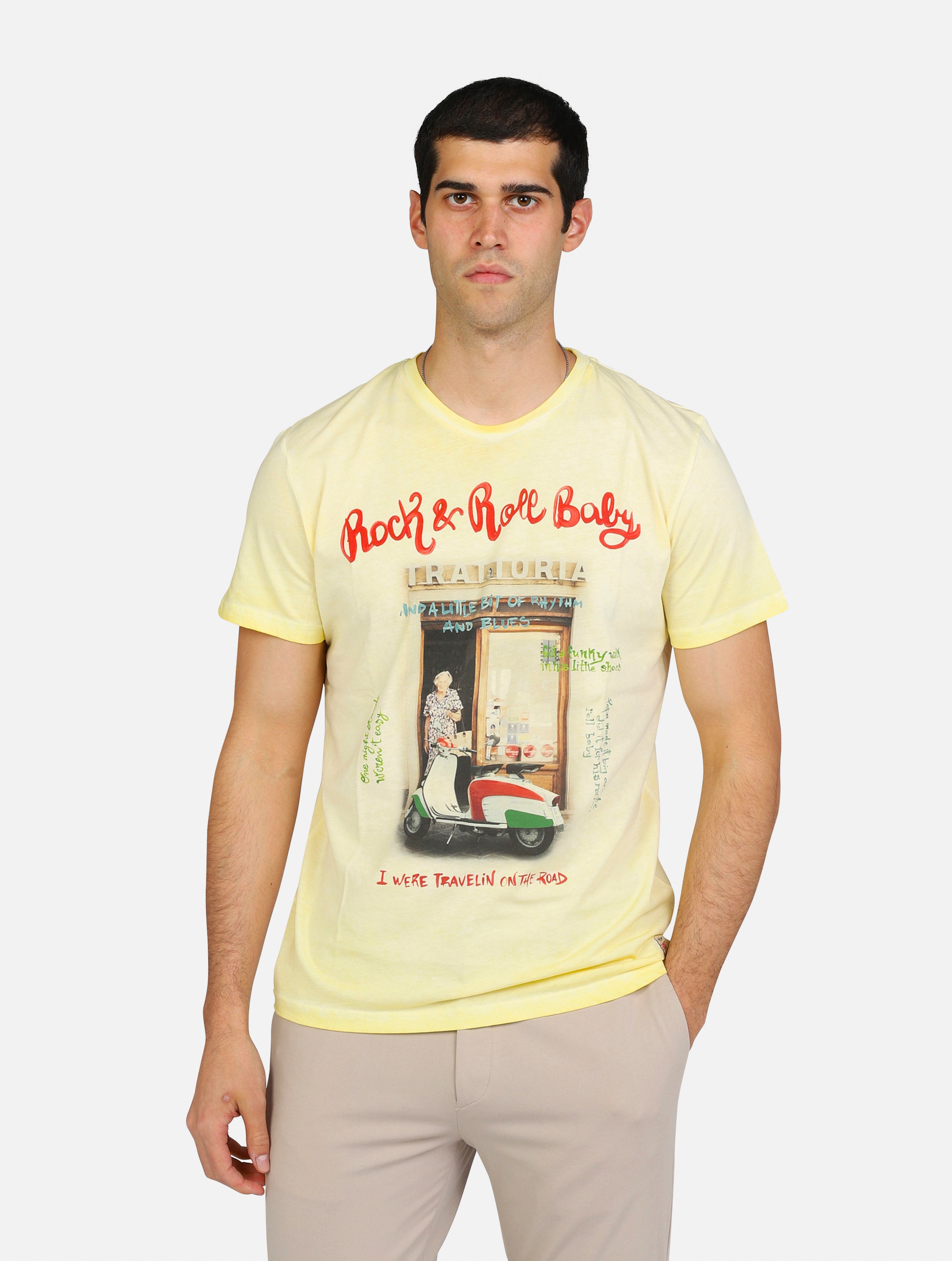 T-shirt bob  limone uomo 