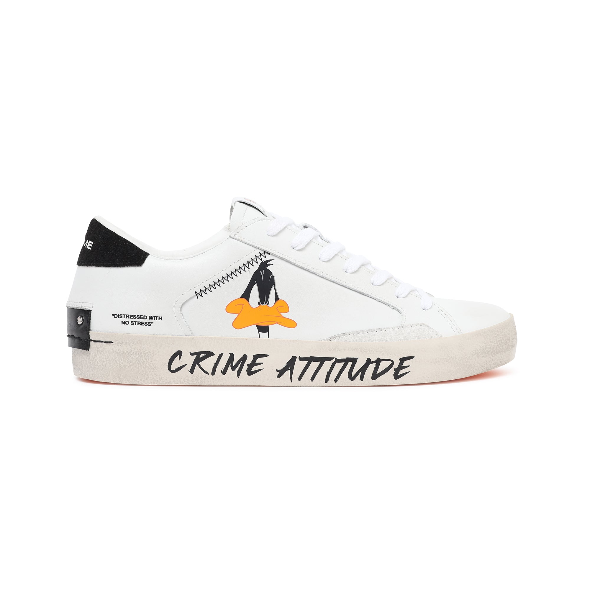 Sneaker crime london  bianco uomo 