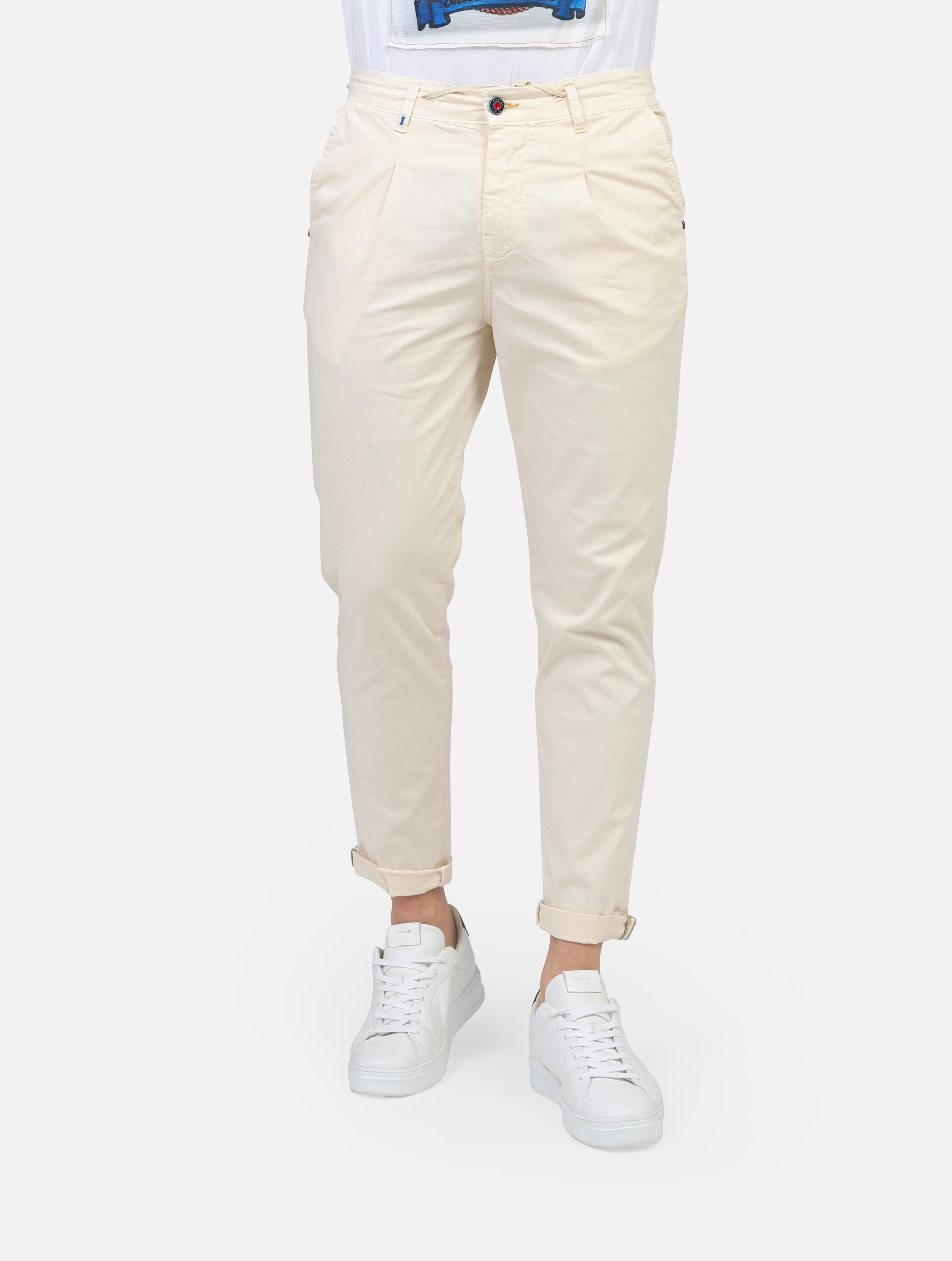 Pantalone  panna uomo 