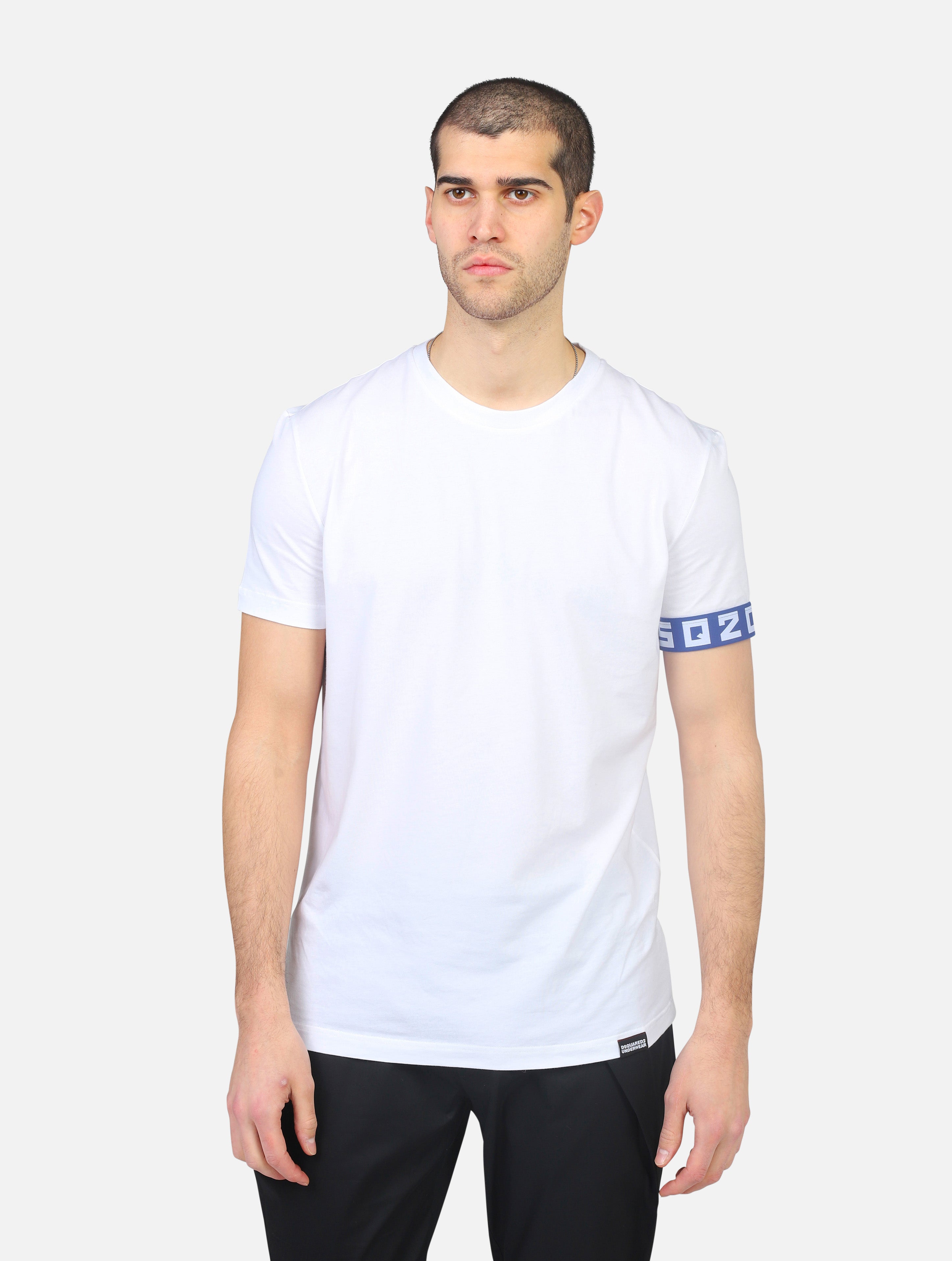 T-shirt dsquared2  bianco uomo 