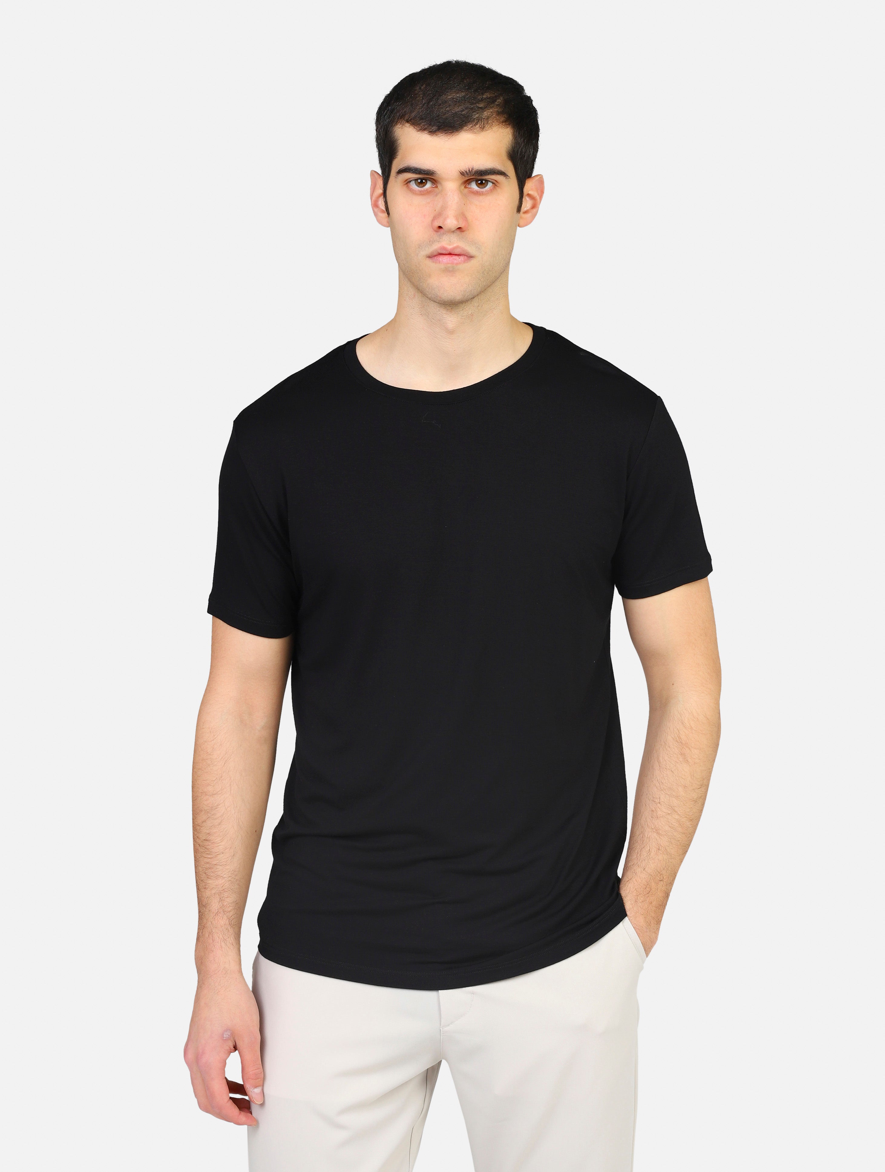 T-shirt imperial  nero uomo 