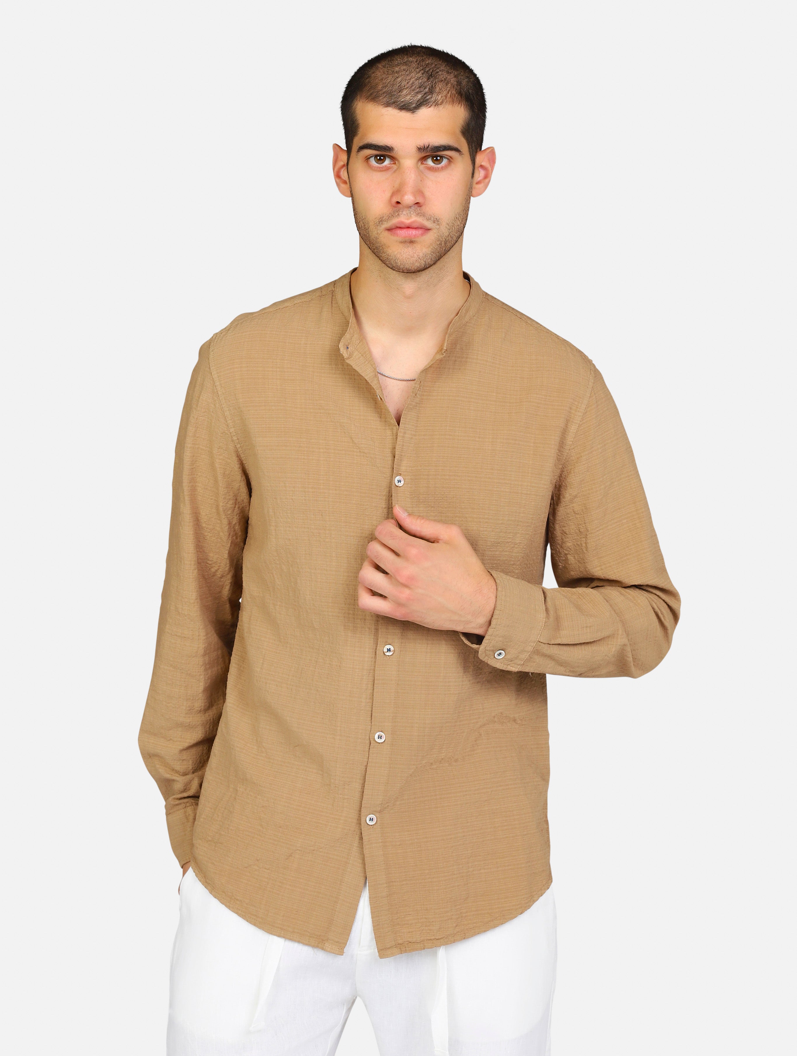 camicia JOB 4682CAMICIA COREANA CAMEL