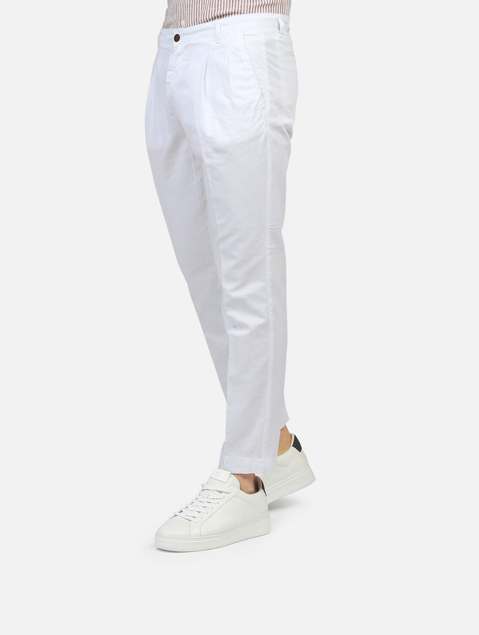 pantalone MORO ME2490T.AMERICA DUE PENSBIANCO