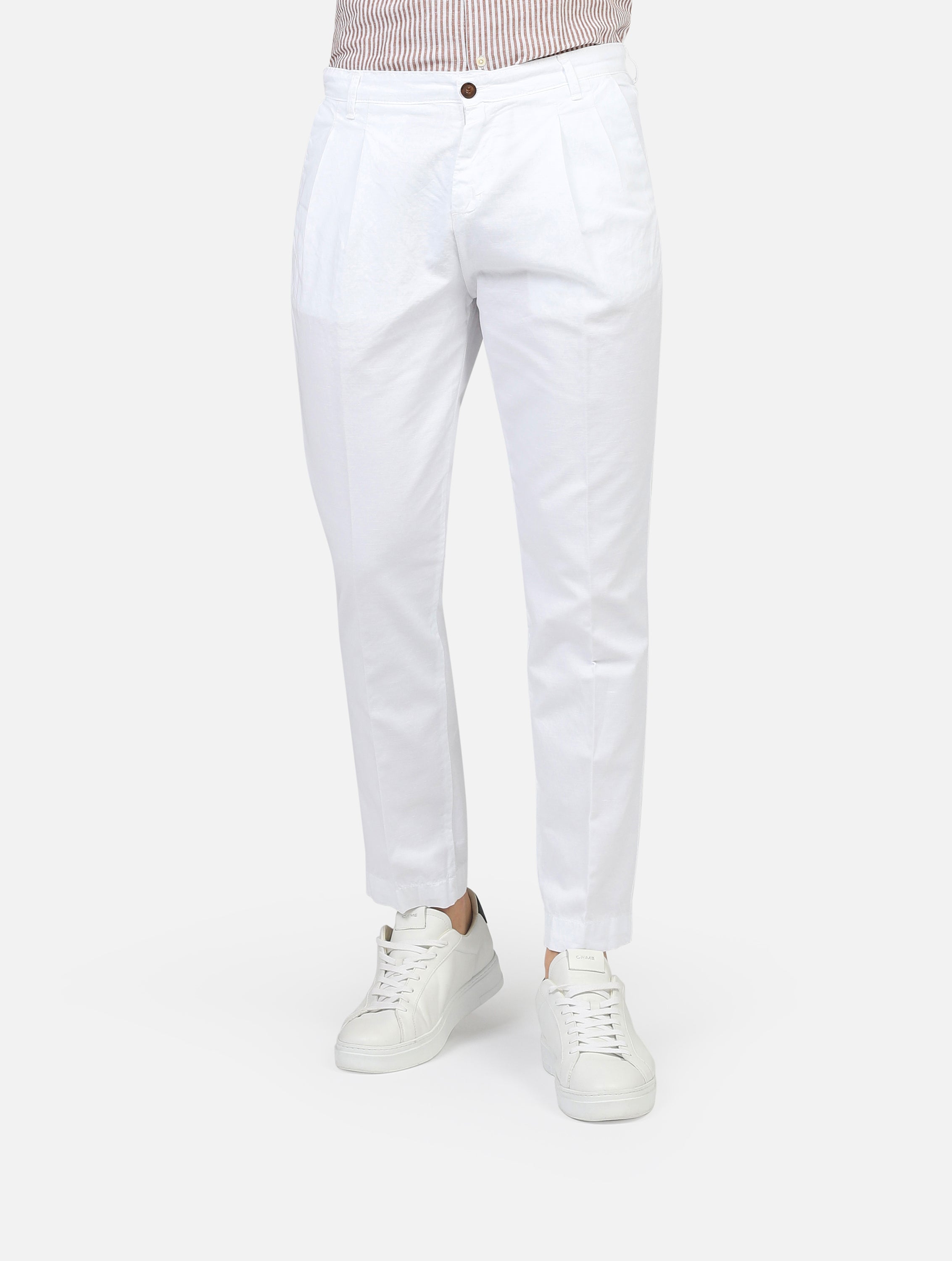 Pantalone moro  bianco uomo 