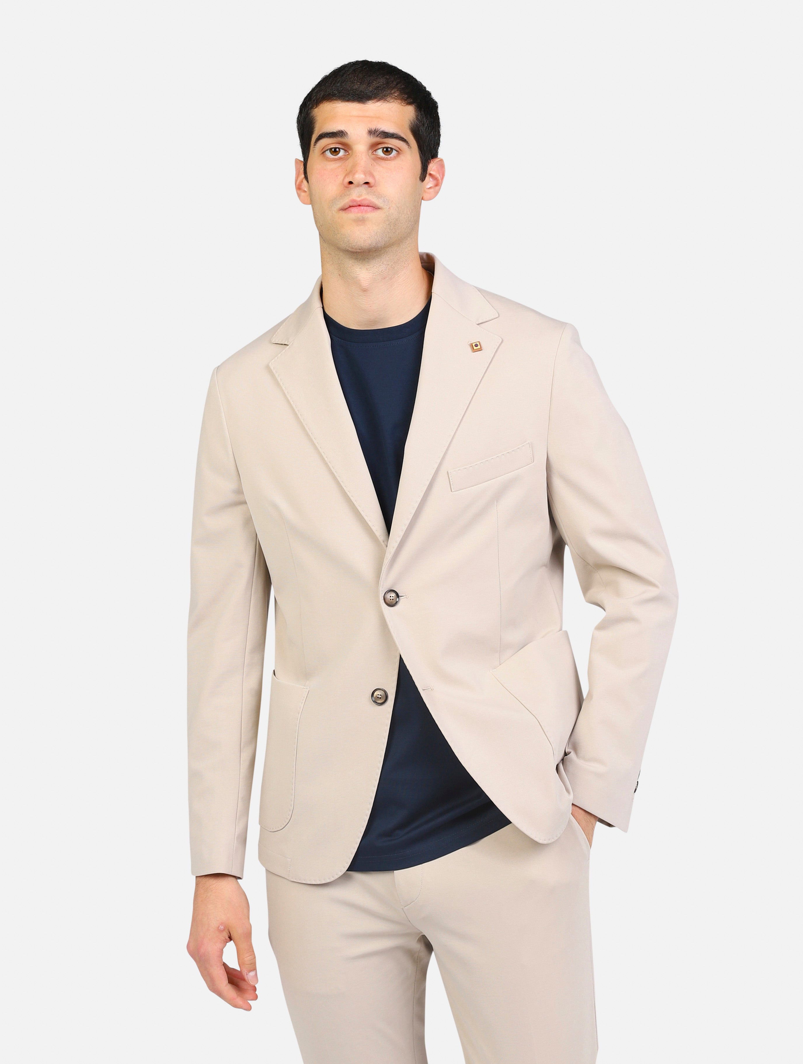 blazer OUTFIT S24CT00G004BLAZER-MAN 45BEIGE