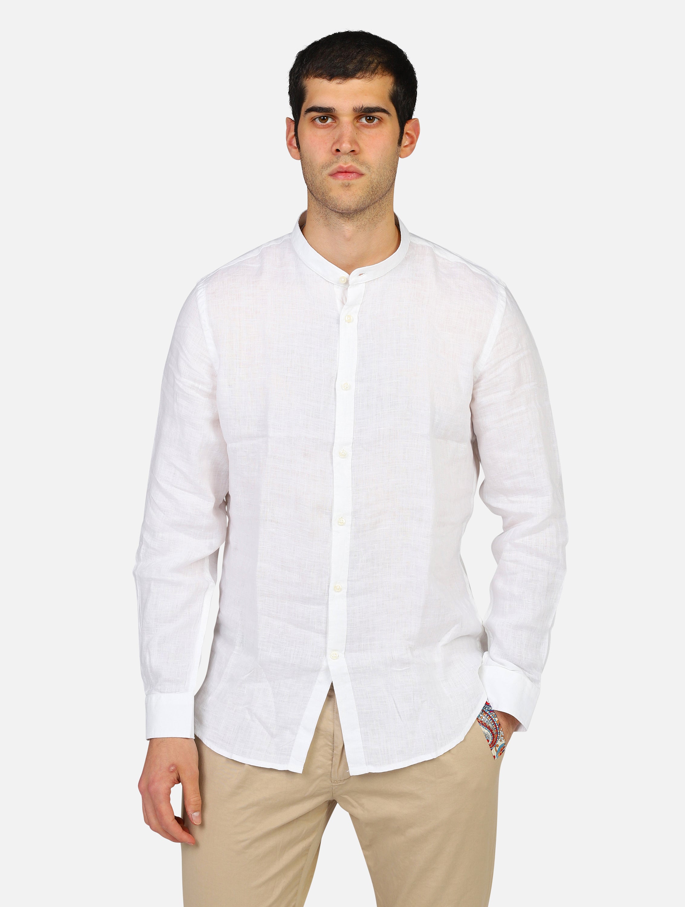 camicia OVER-D OE1S2S4C47BIANCO