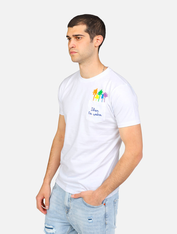 t-shirt SUPERCULTURE A853 T-SHIRTIBIZA ES VEDRABIANCO