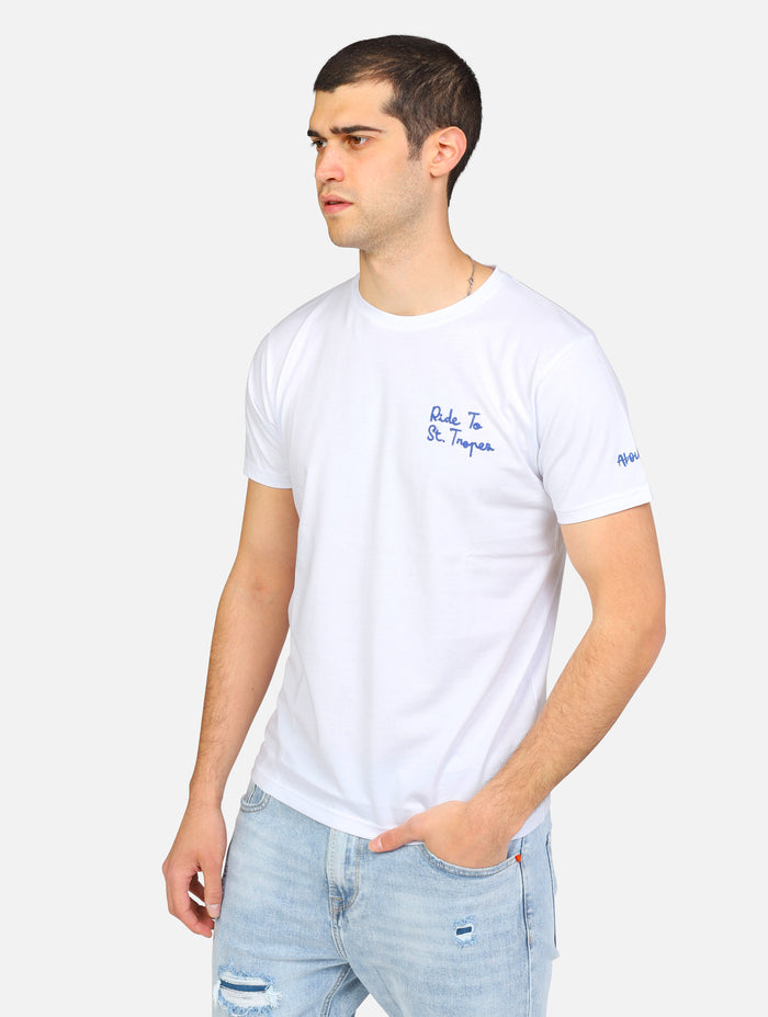 t-shirt SUPERCULTURE A871BIANCO
