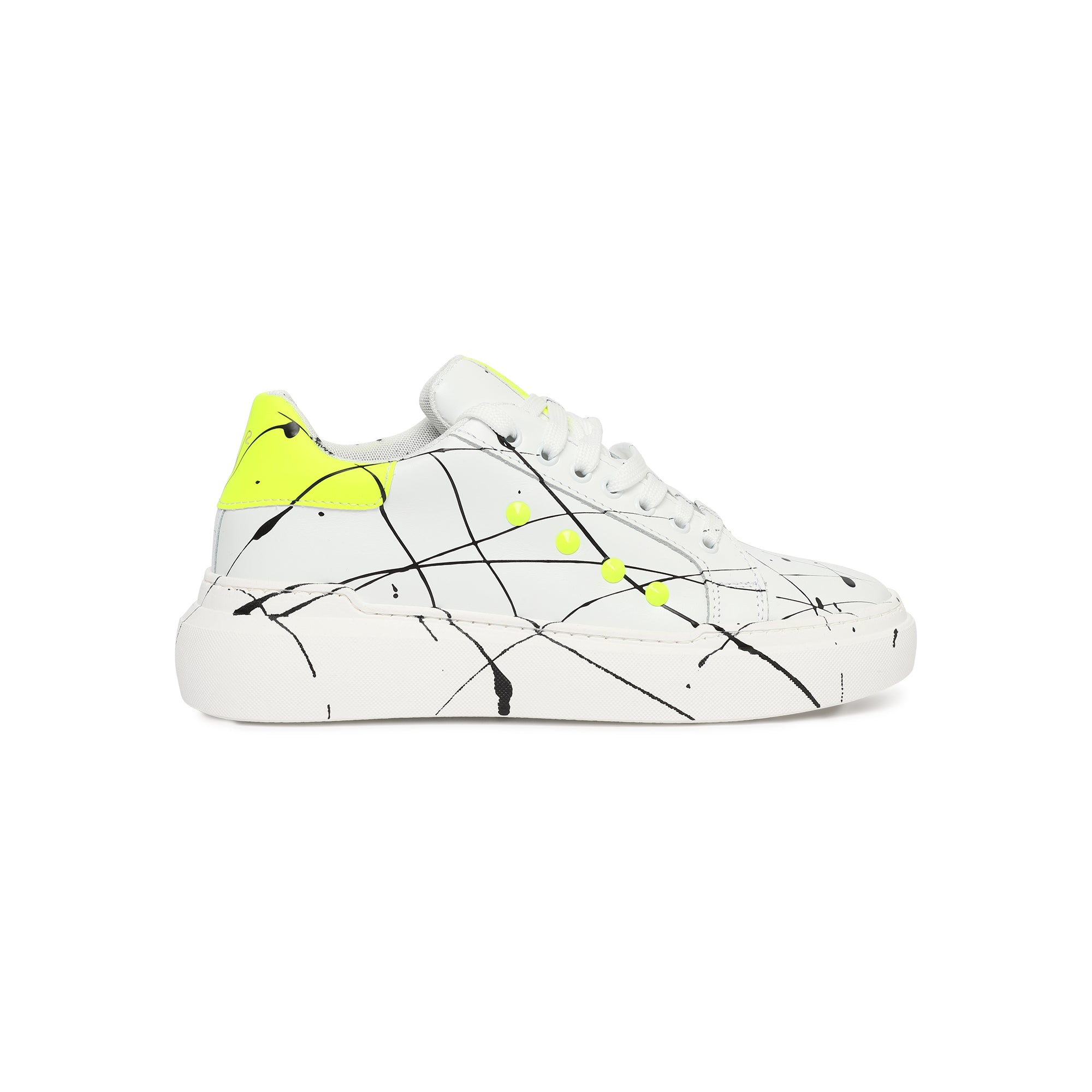 sneakers V2 SBIMBIANCO GIALLO FLUO