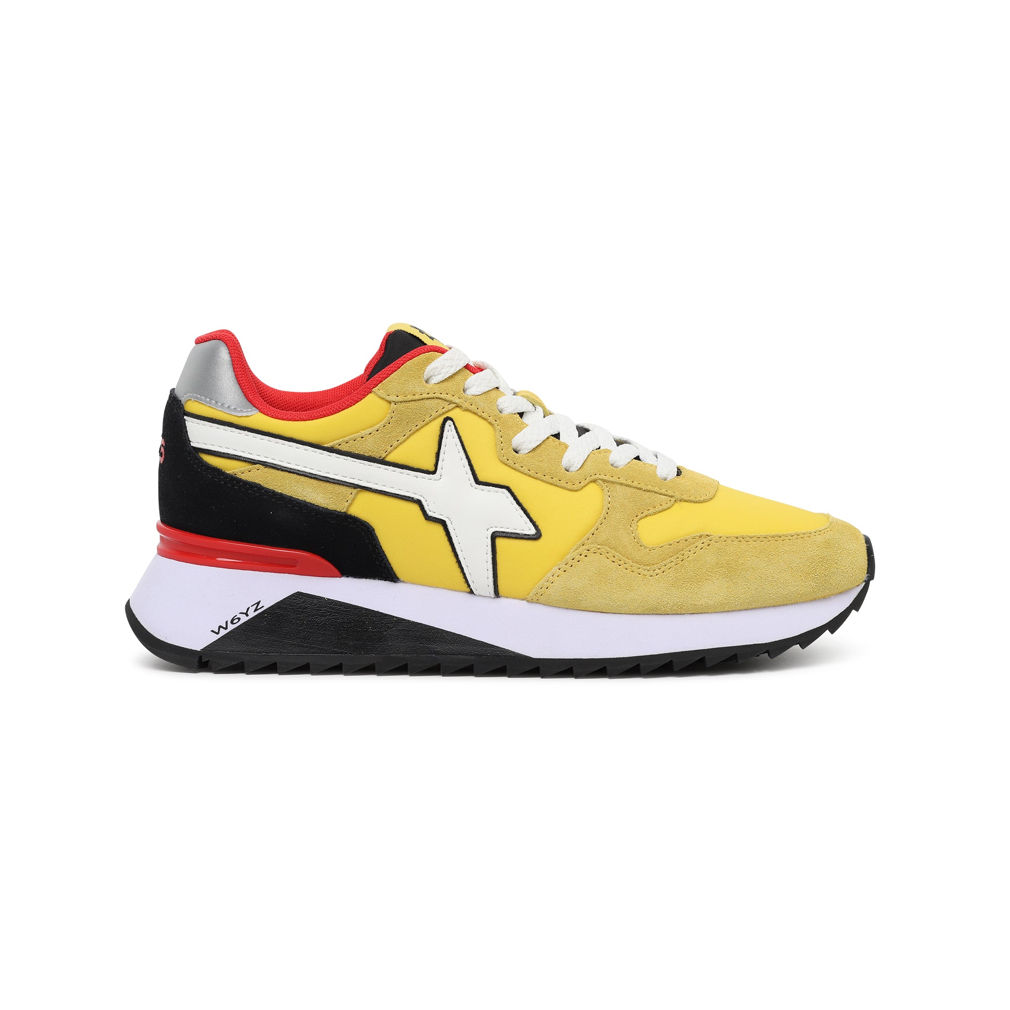 Sneakers w6yz  yellow-black-white uomo 