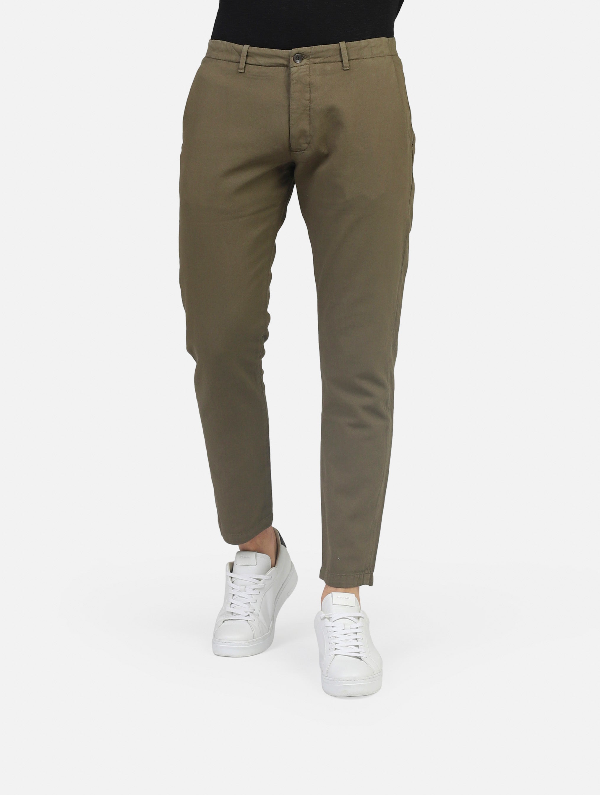 Pantalone yan simmon  militare uomo 