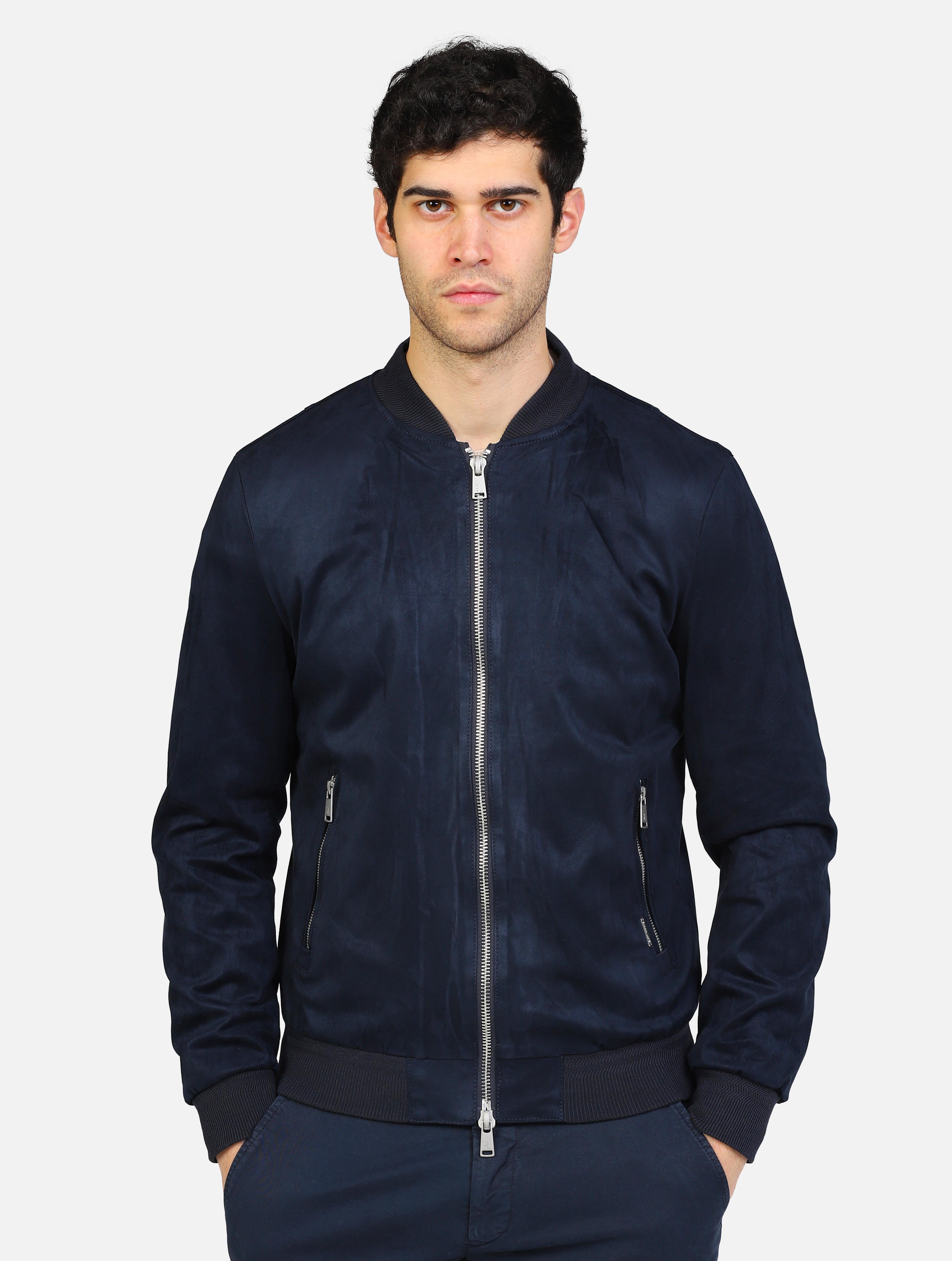 art. gl9730-s25: giacchetto in ecopelle con chiusura zip e tasche chiusura zip