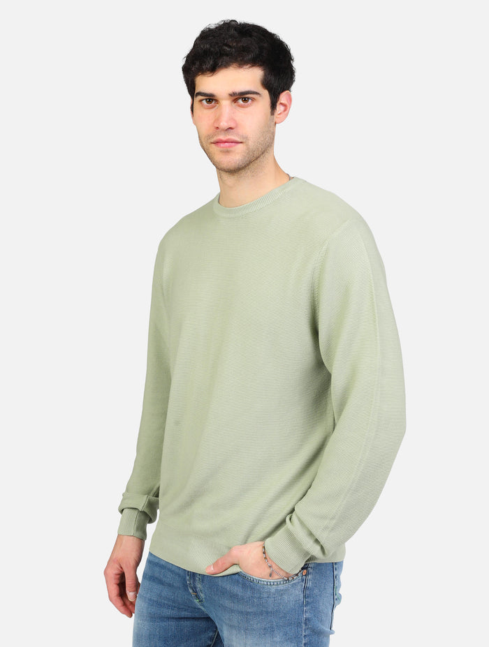 art. rru502cl92: maglia girocollo crepe in puro cotone