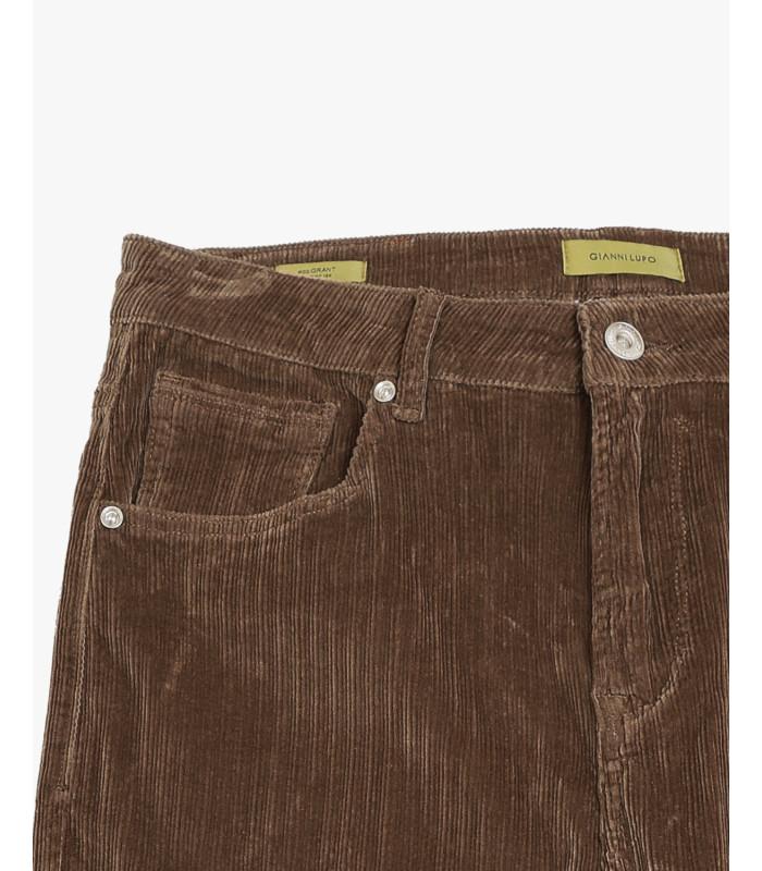 pantalone in vellutto 5 tasche