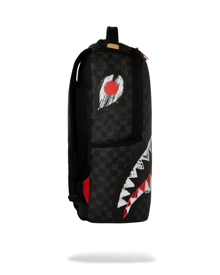 scribble shark backpack