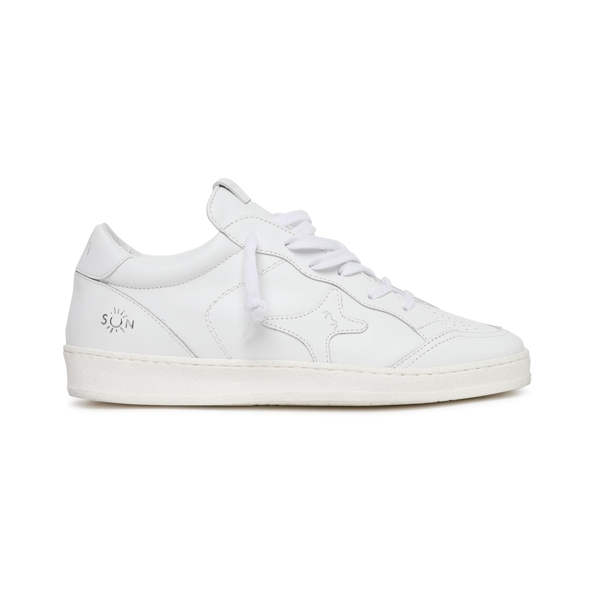 art. 4128 sun: sneakers in pelle con logo