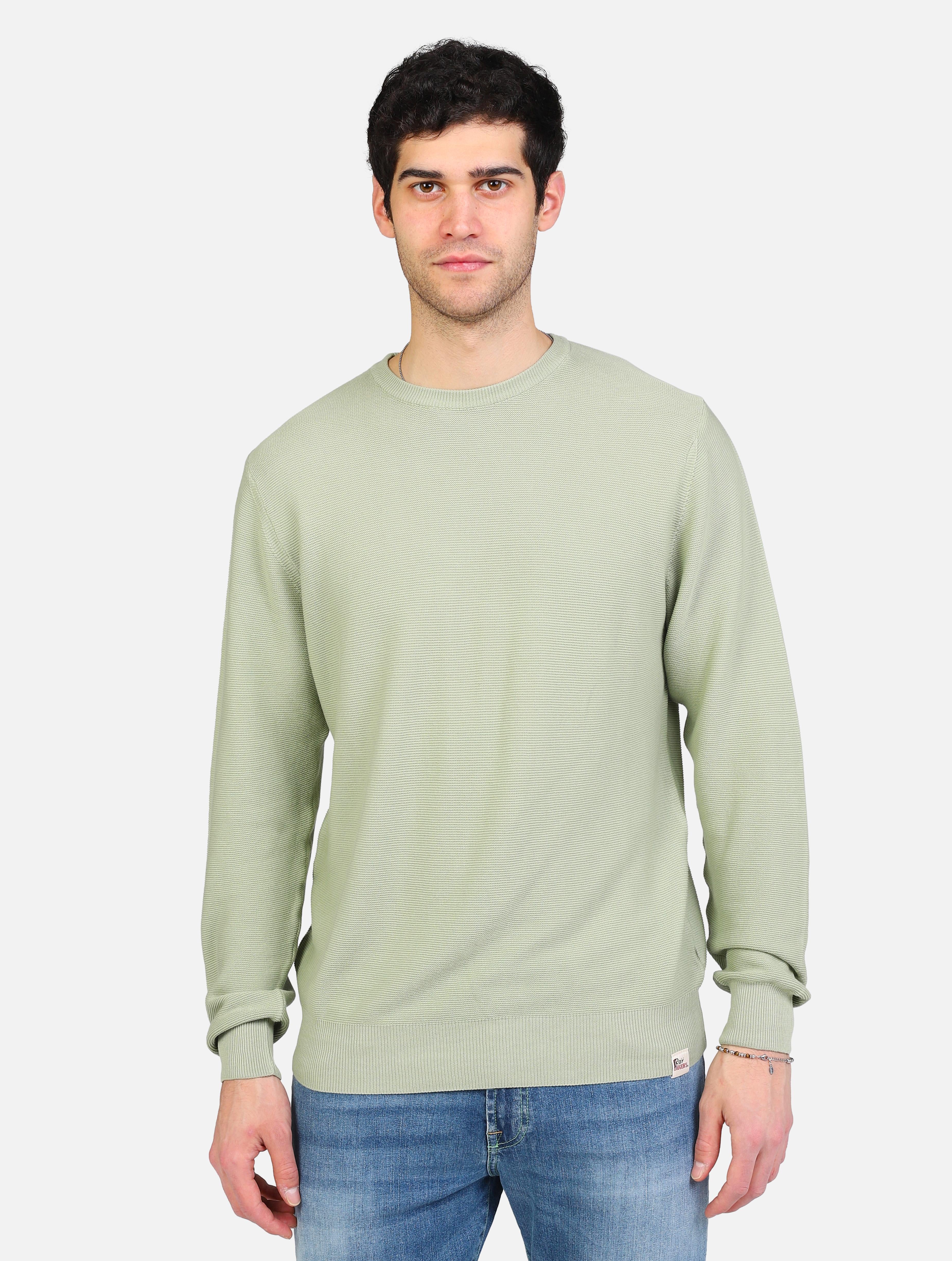 art. rru502cl92: maglia girocollo crepe in puro cotone