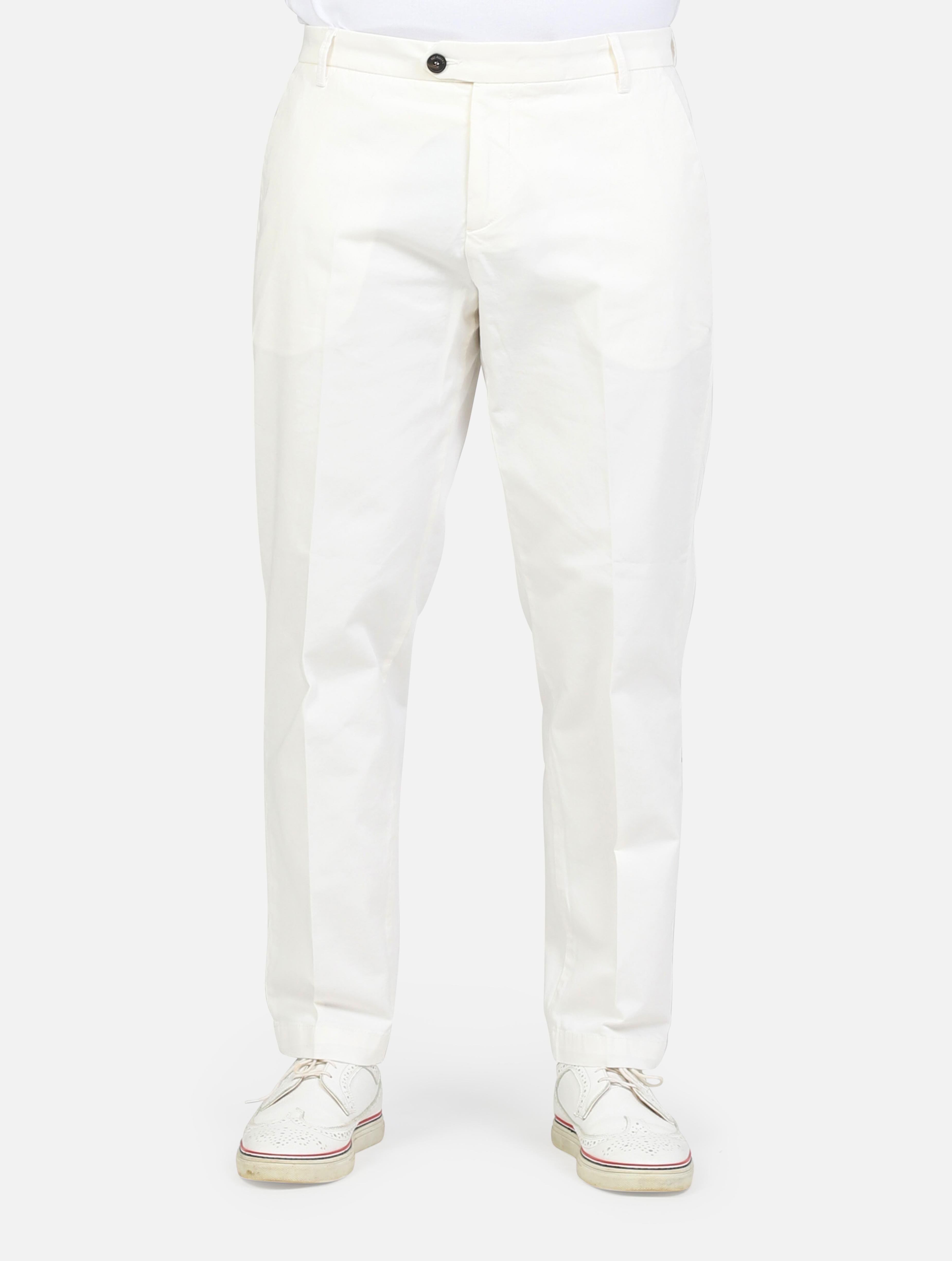 art. rru90120c9250112: pantalone chino con tasche a taglio