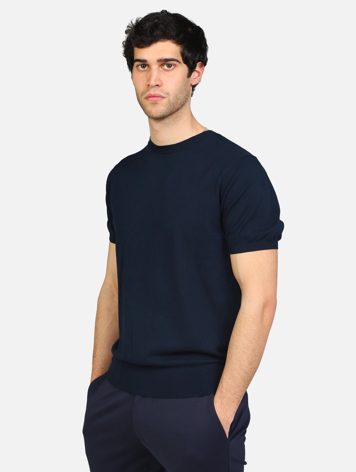 art. a30401c300: maglia girocollo basica in puro cotone