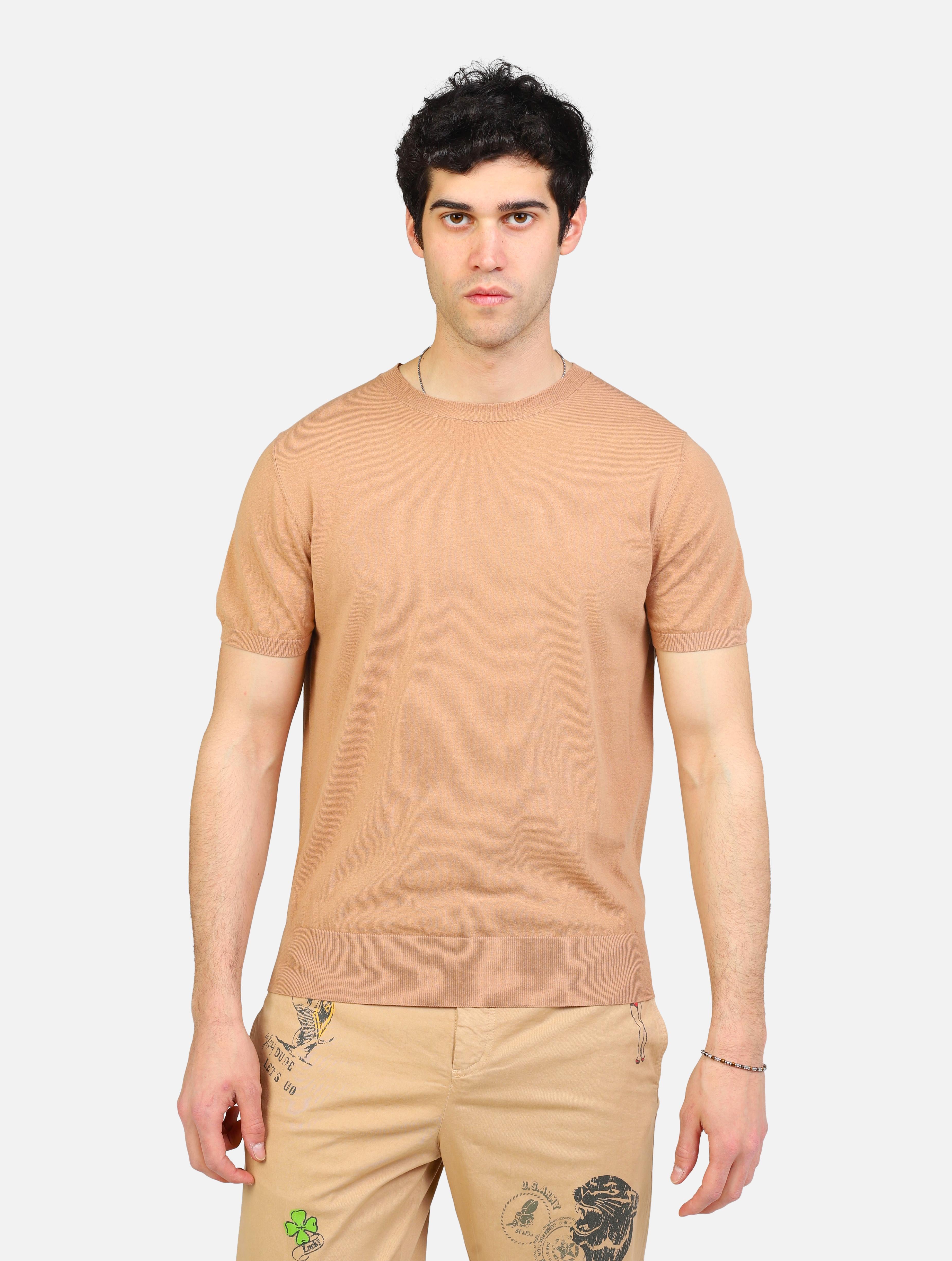 art. a30401c300: maglia girocollo basica in puro cotone