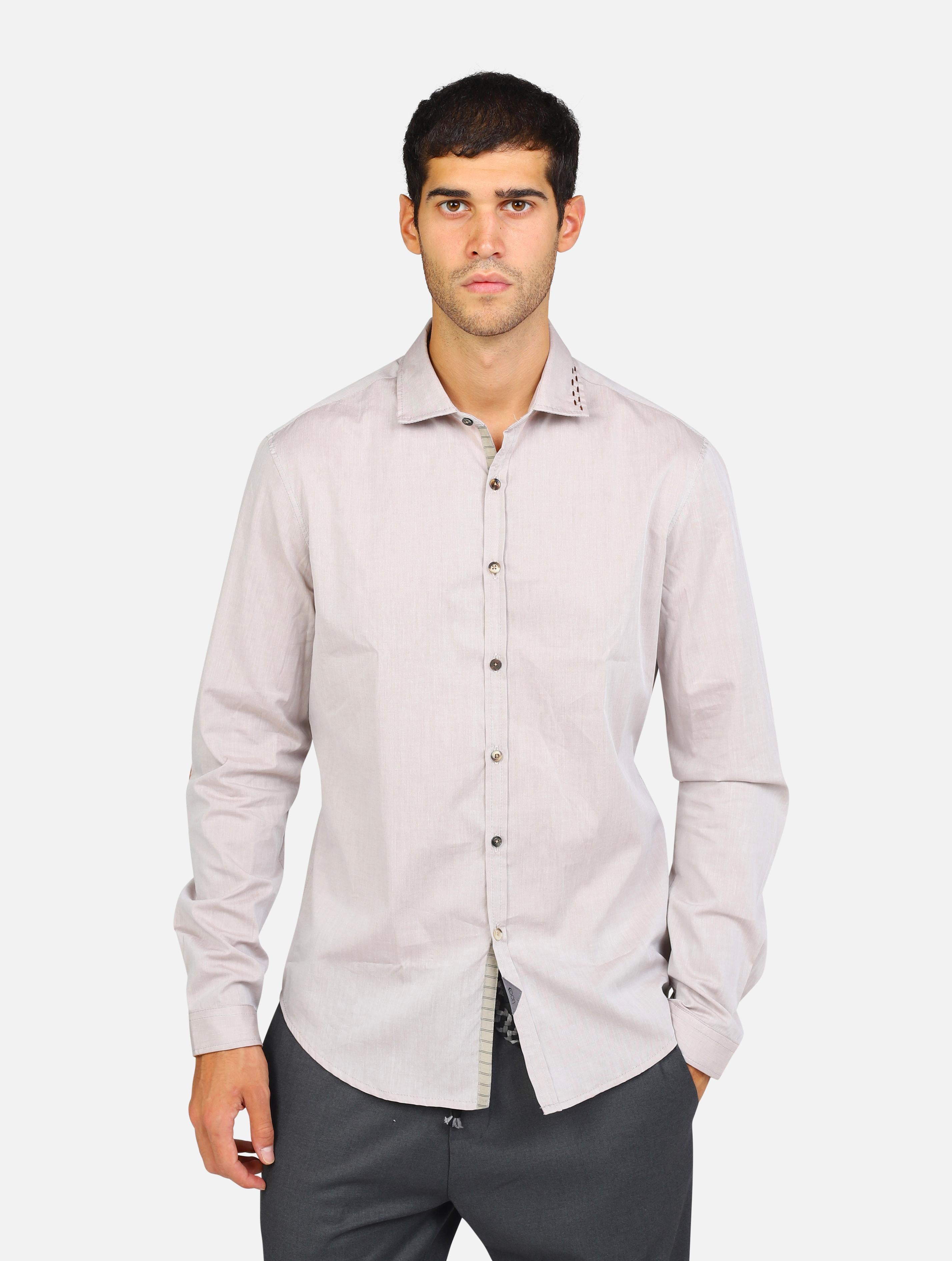 Camicia toppa forata sabbia uomo 