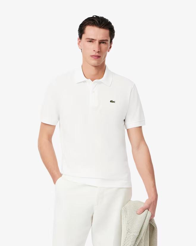 Art ph9851: polo clissic fit bianco uomo 