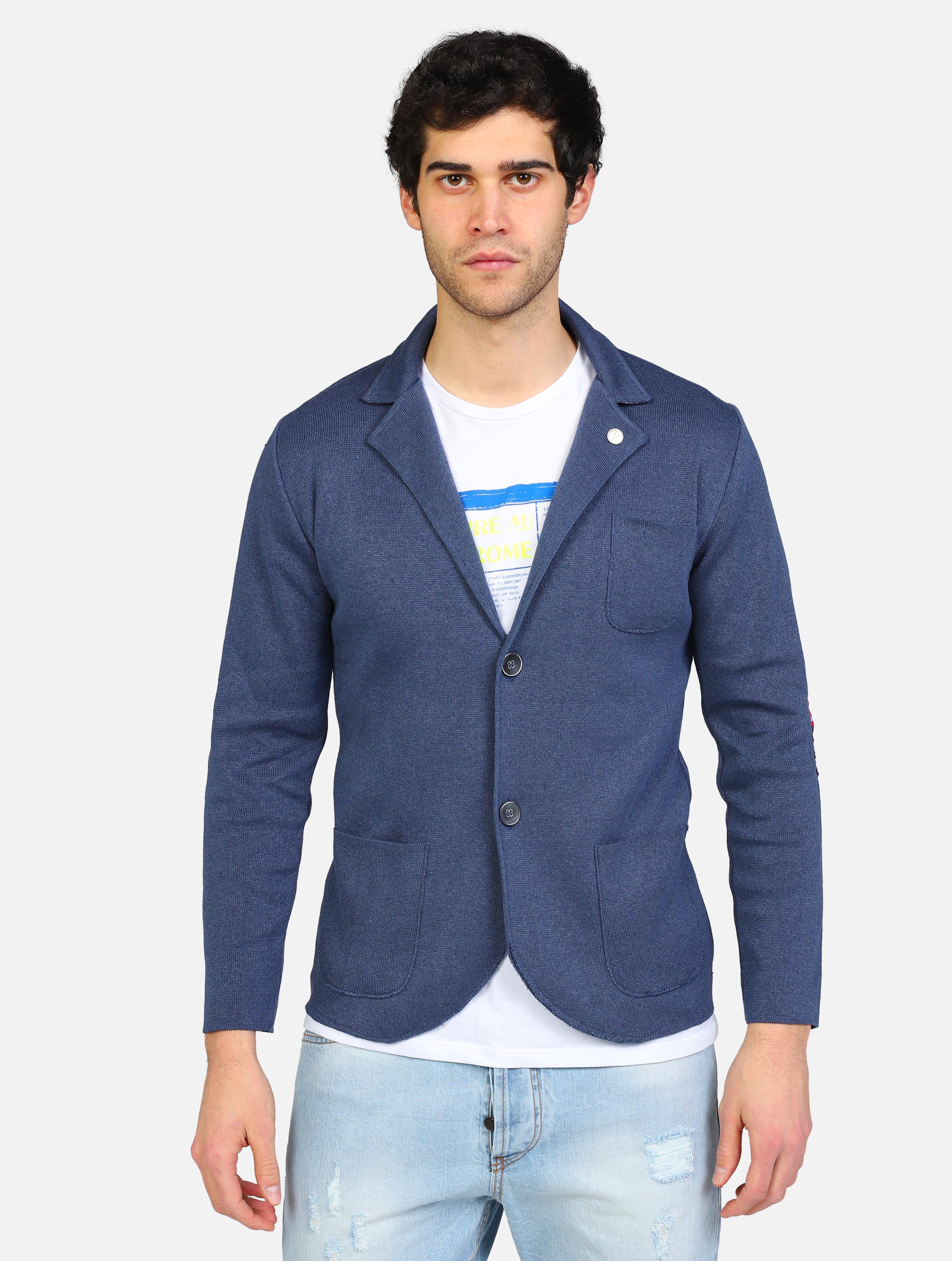 art. guttincje: giacca toppe interno collo