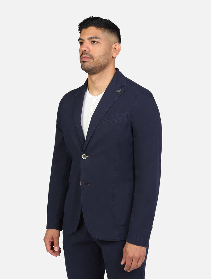 art. rich439: giacca monopetto seersucker, due bottoni