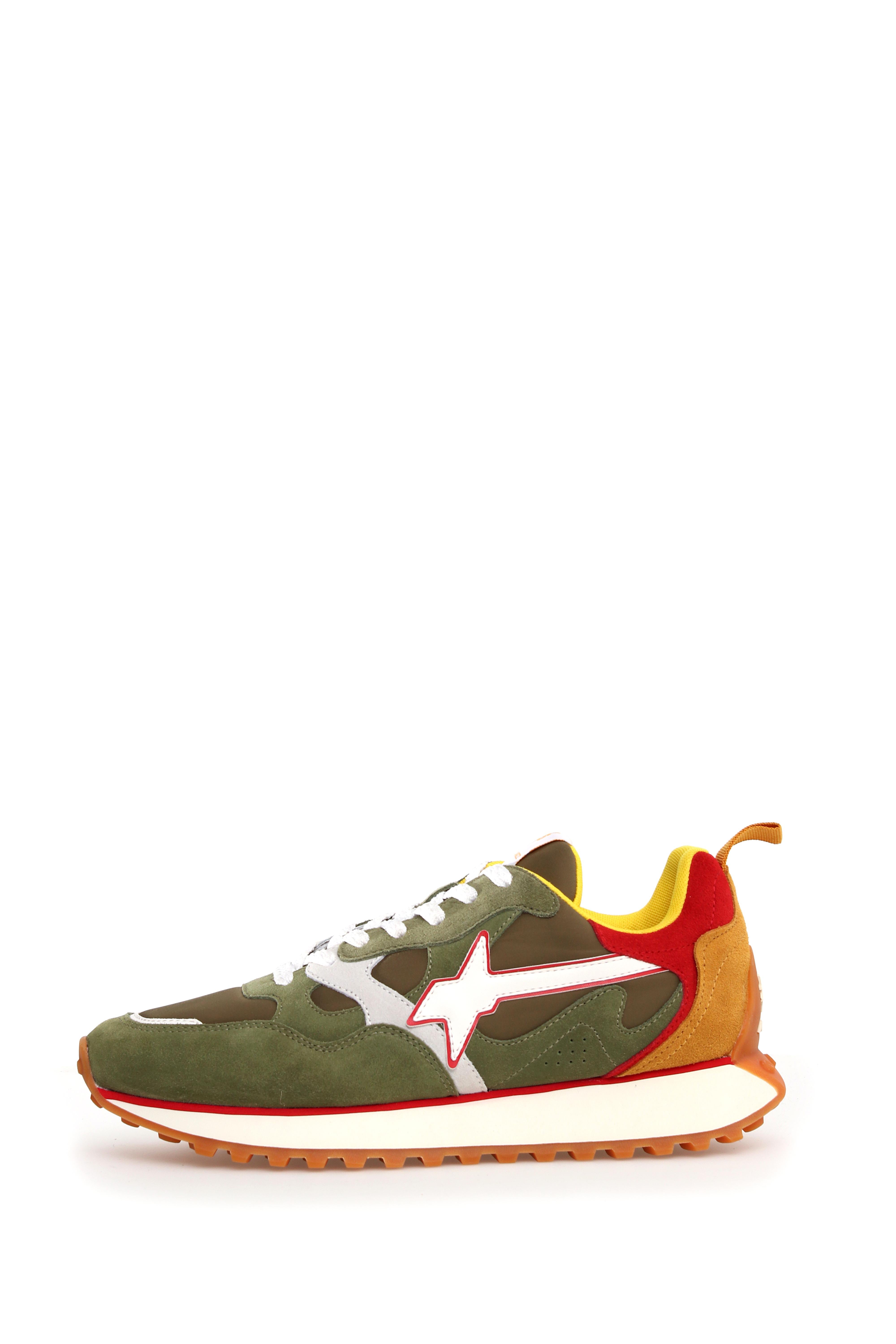 art. loop-m 02 1f39: sneakers in tessuto misto multicolor