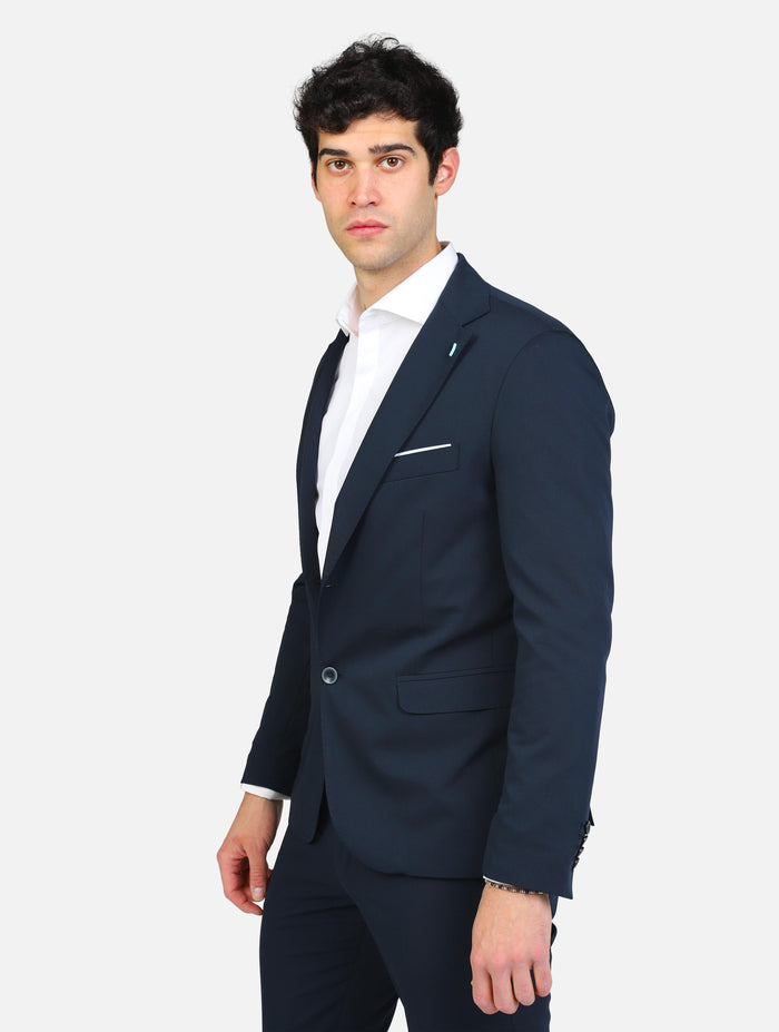 art. oc1s2s5a05: abito con giacca due bottoni tasche filetto