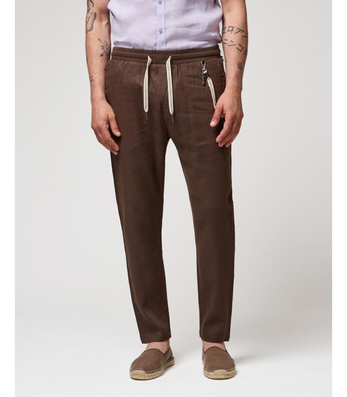 pantalone in puro lino