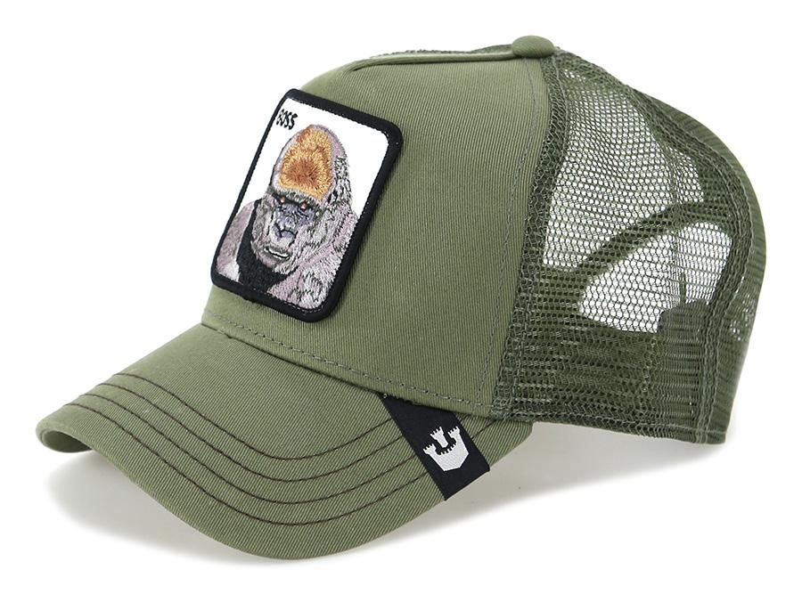 Art 101-0512: cappello con visiera e stampa ricamata olive uomo 