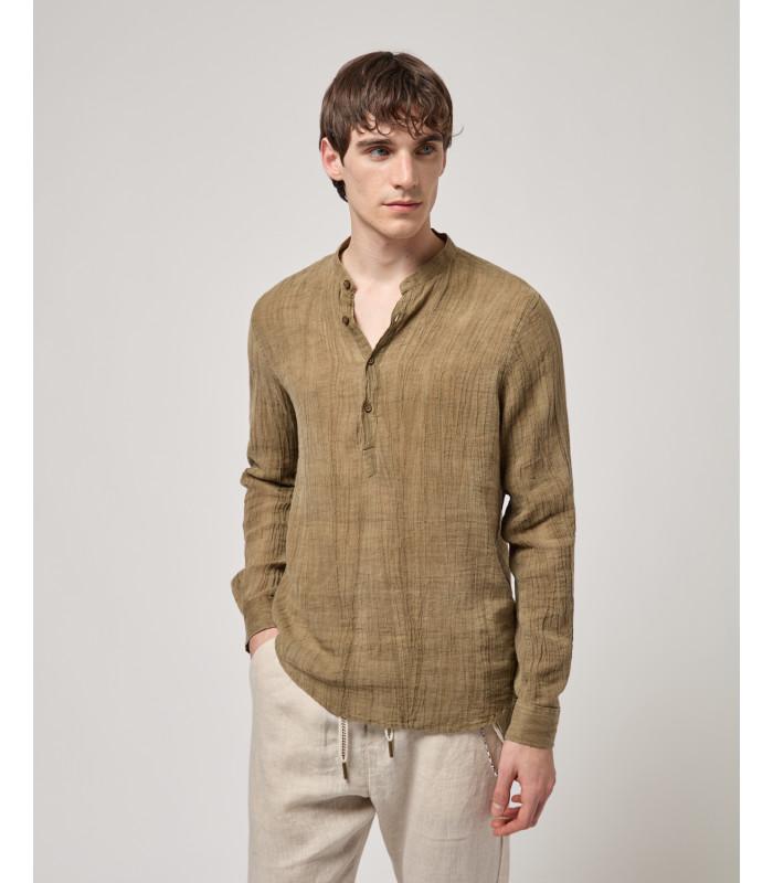camicia collo coreana