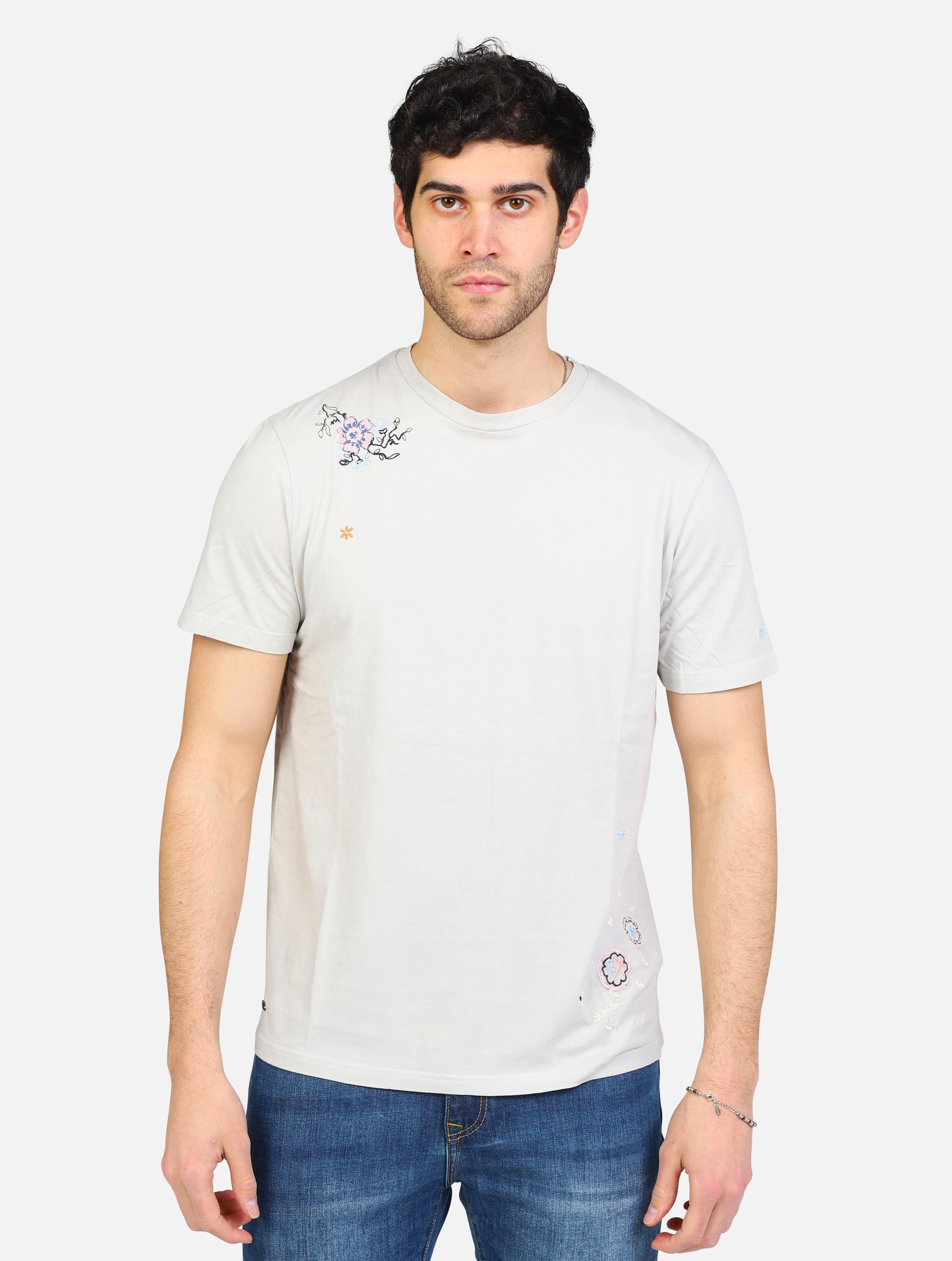 art. mk891052: t-shirt girocollo manica corta jersey tinto capo