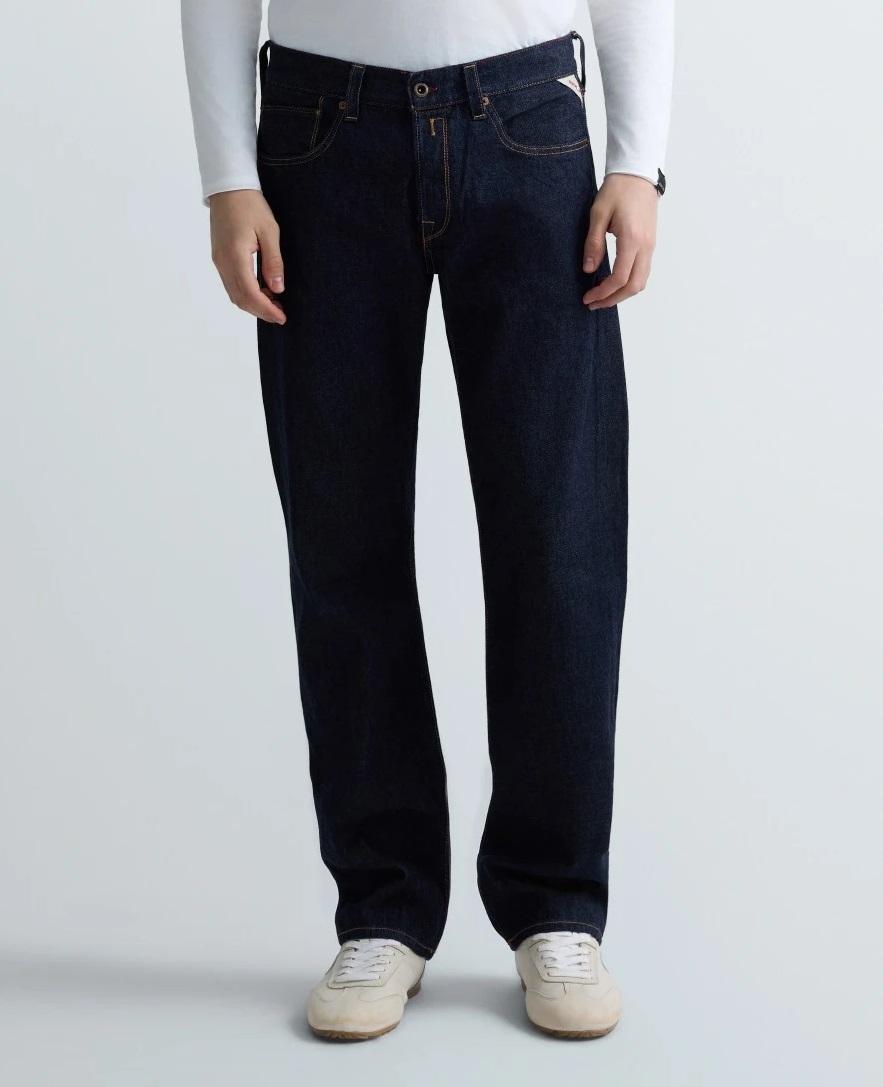 Jeans ambass slim fit nero uomo 