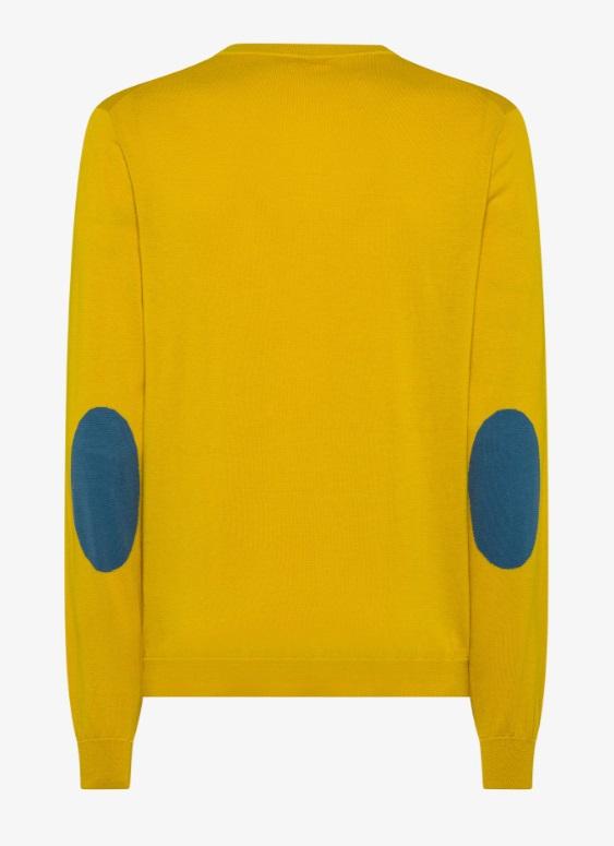 art. k35110: maglia in cotone girocollo a maniche lunghe