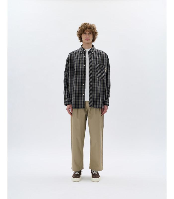 pantalone vita alta double label