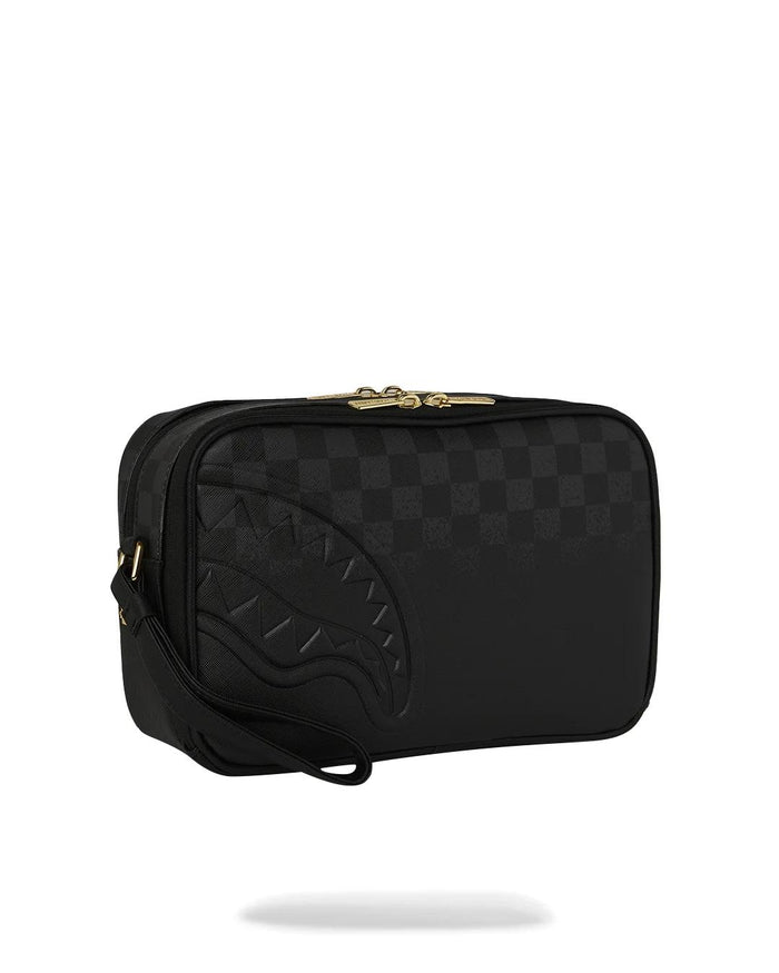 spritz black toiletry bag