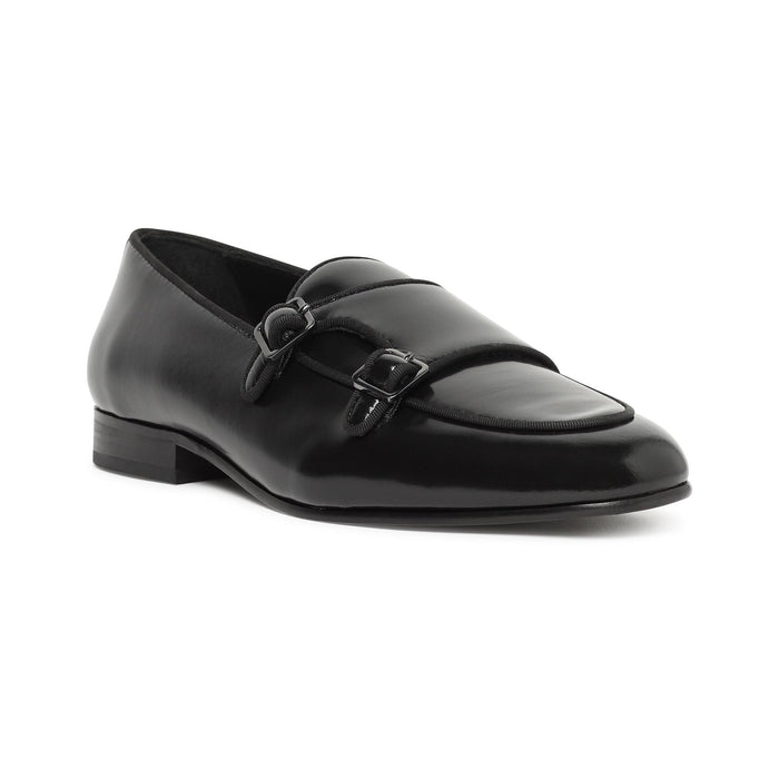 art. 3830q503: scarpe con chiusura a fibbia in pura pelle bovina