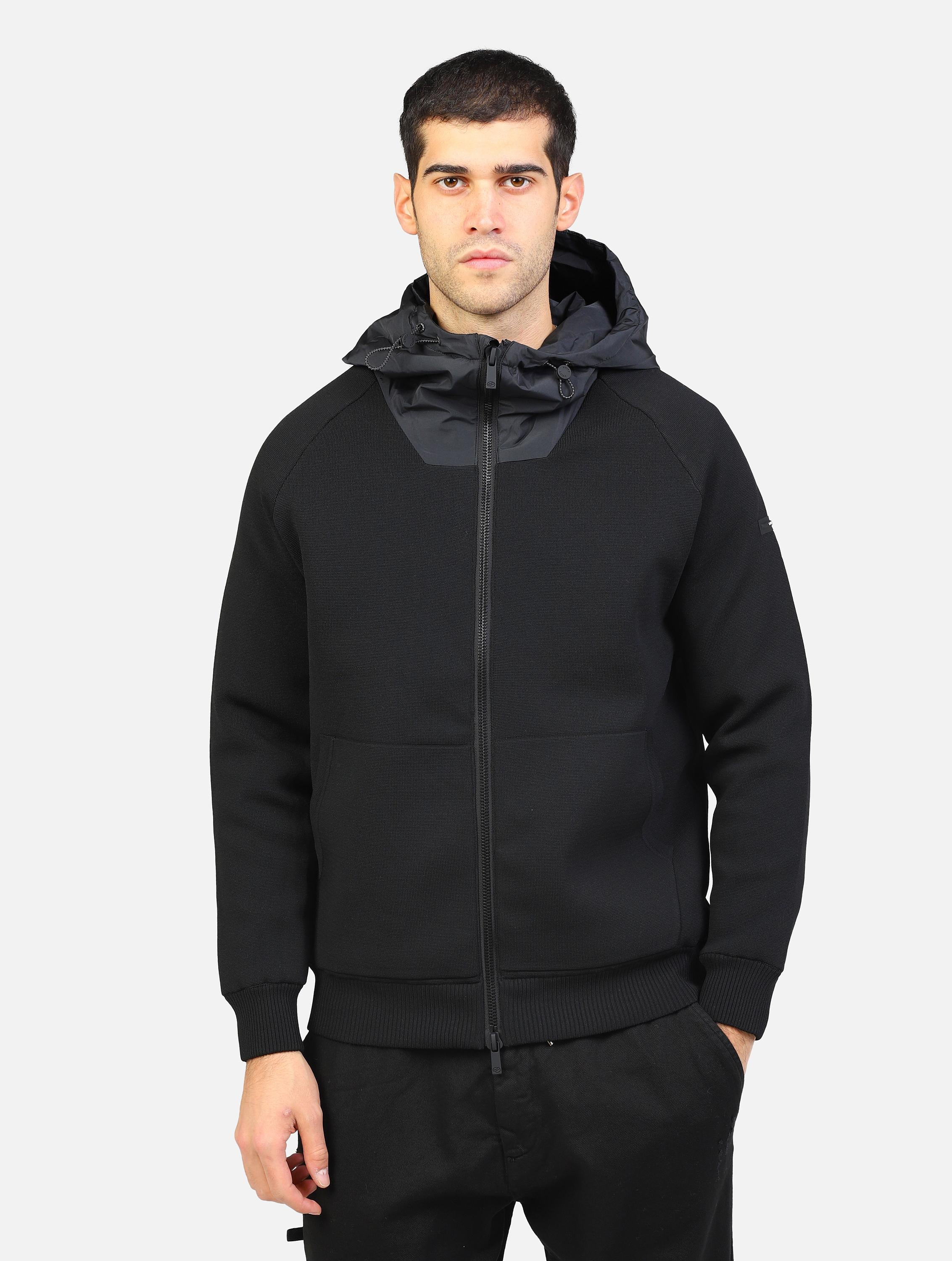 giubbino felpa con cappuccio