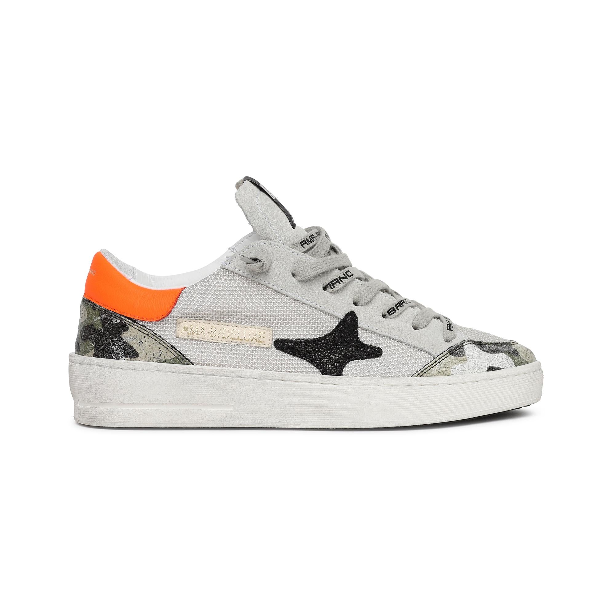 art. 4068 slam: sneakers slam in pelle e camoscio con logo