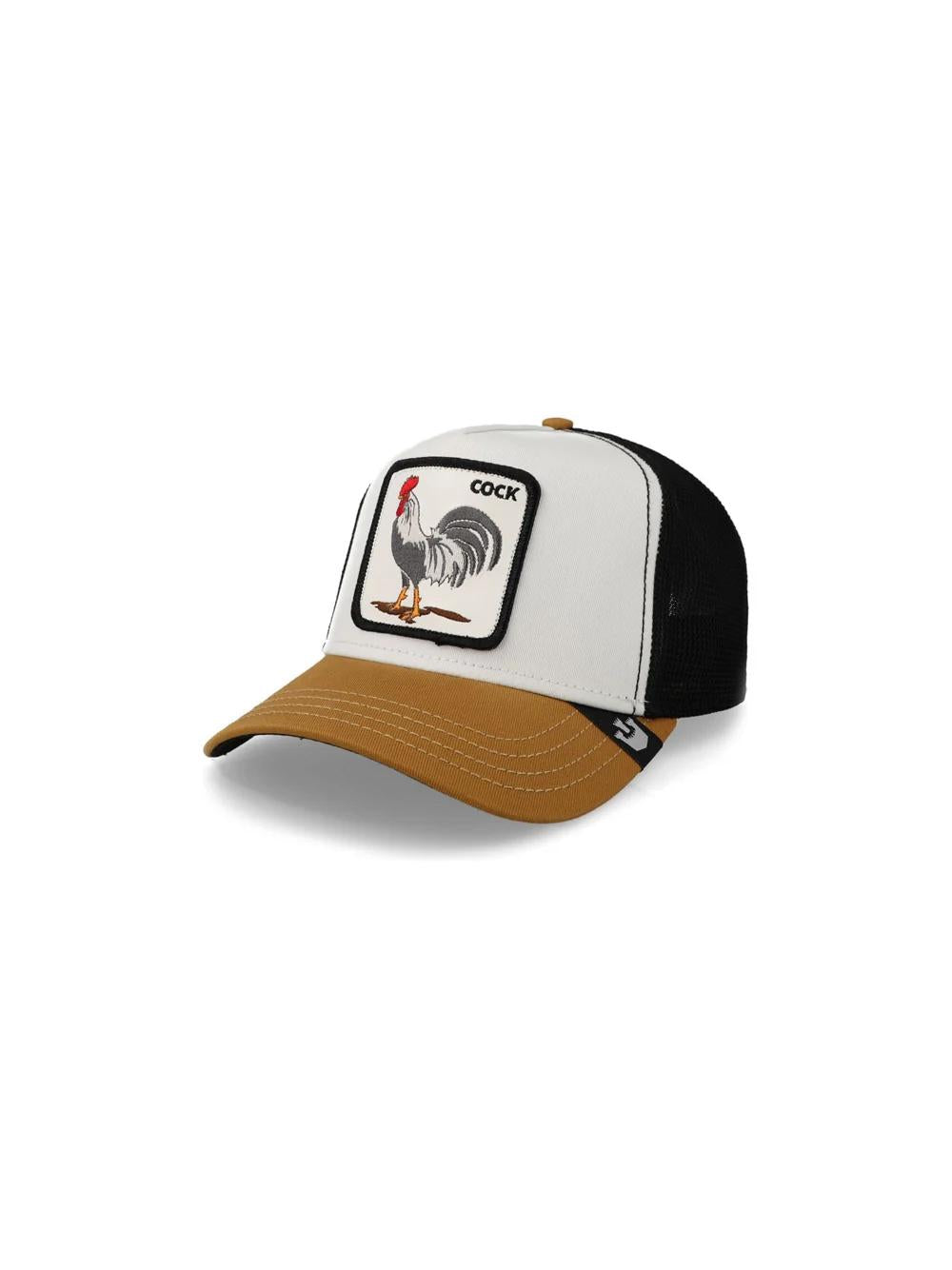 Art 101-1336: cappello con visiera e stampa ricamata snow uomo 