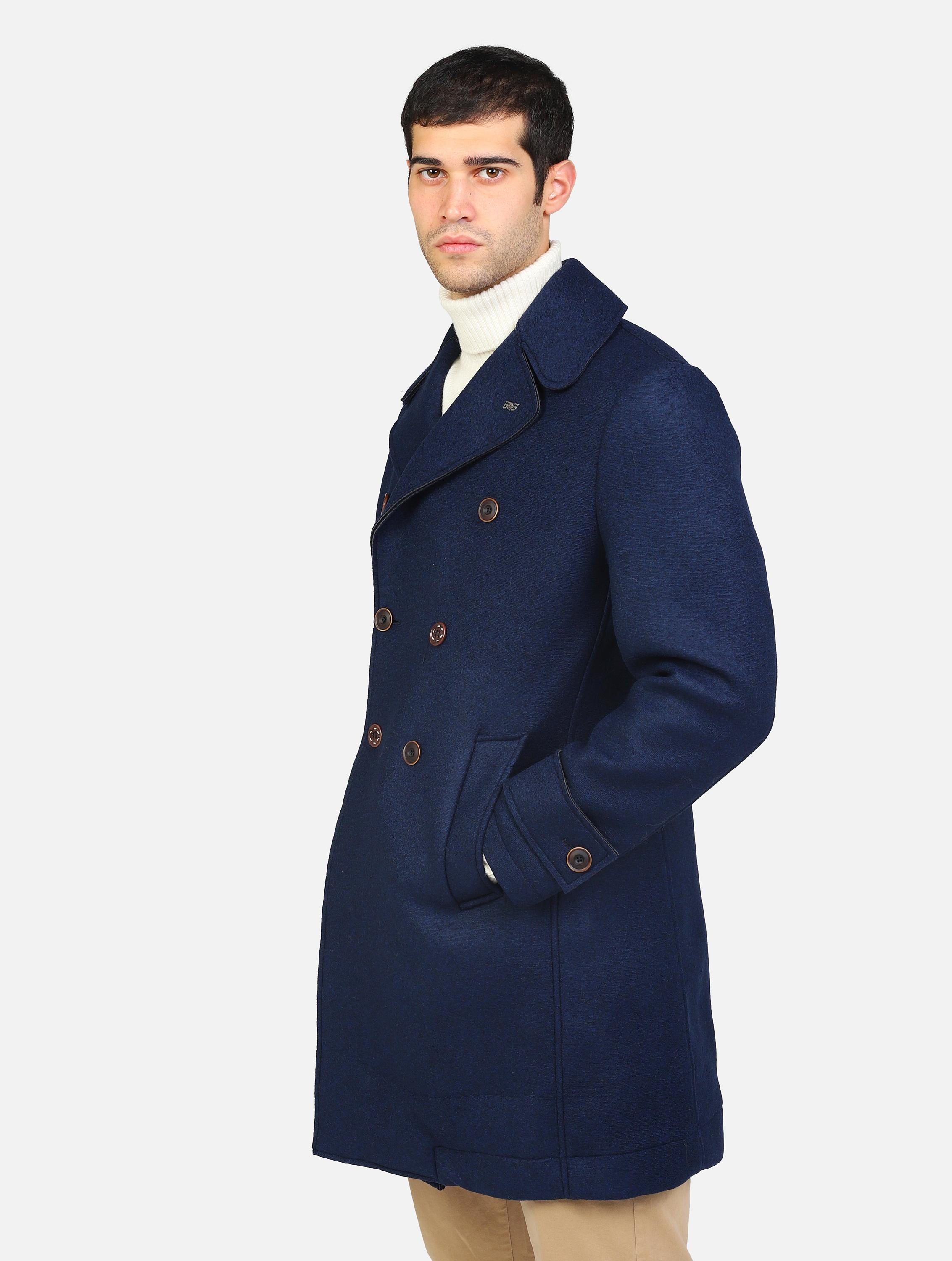 Cappotti Blu da Uomo - Artigianalità Italiana | Pini Parma Cappotti Blu da Uomo - Artigianalità Italiana | Pini Parma