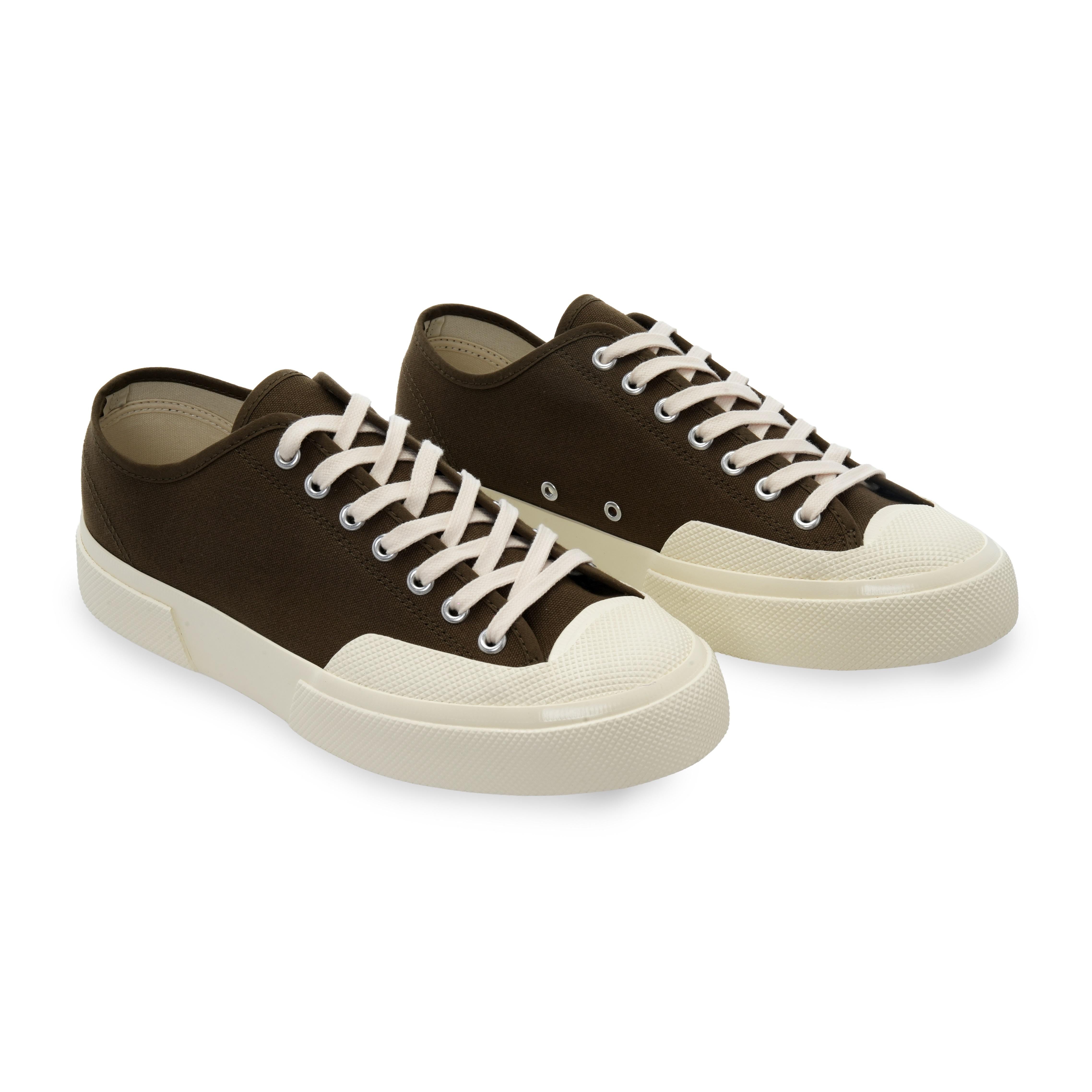 Superga  low cut cotton canvas olive-off white uomo 