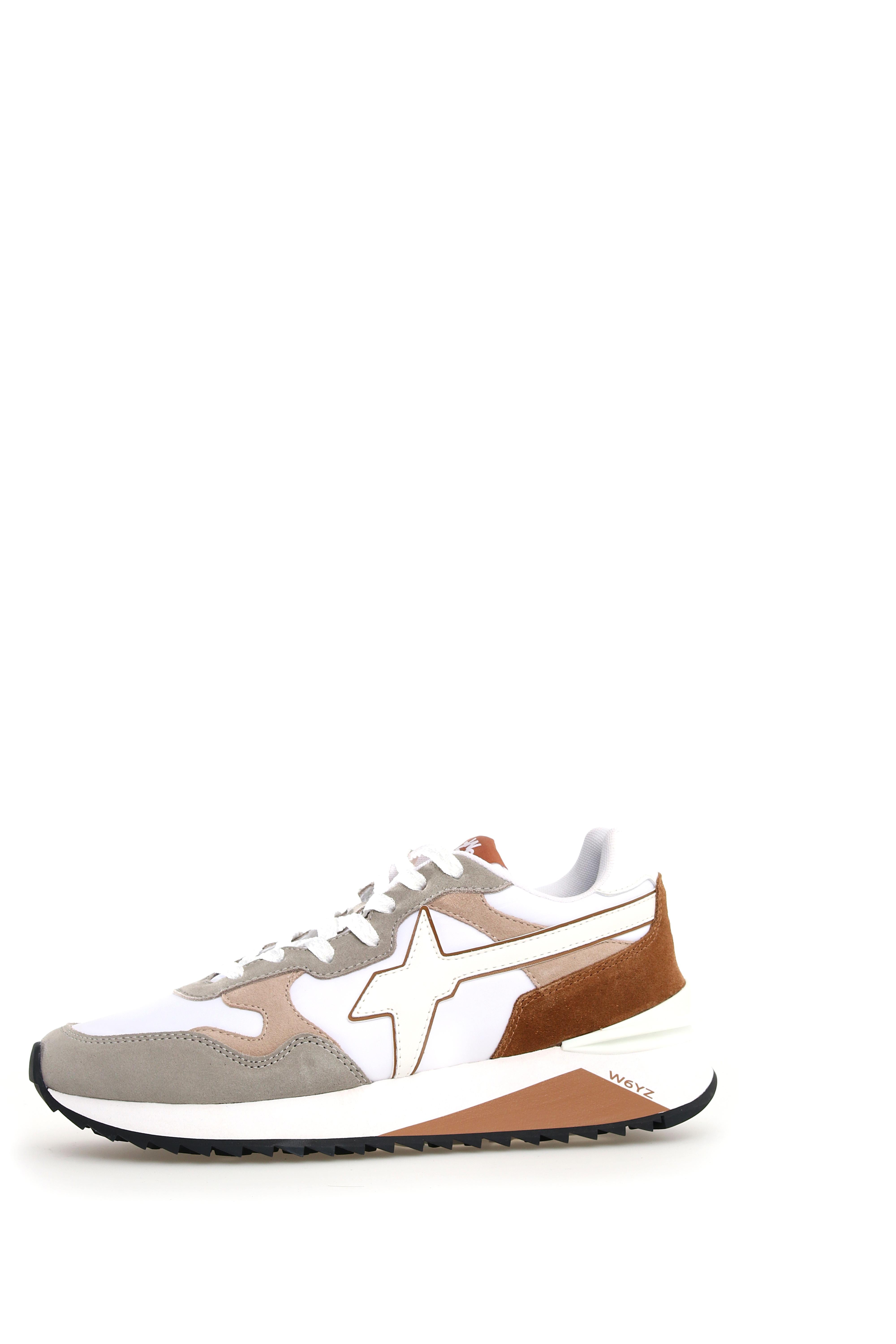 Art yak-m 26 3d42: sneakers in tessuto misto multicolor grey white uomo 